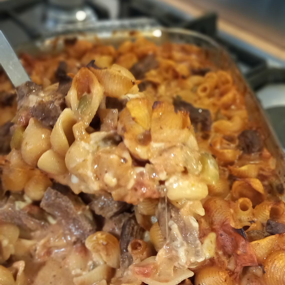 BBQ Mac n' Philly Cheese Steak