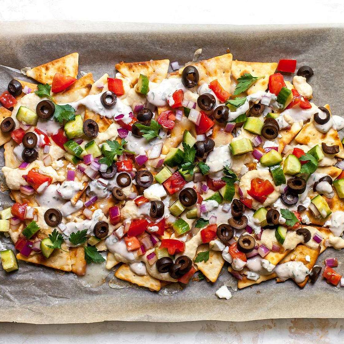 Mediterranean Nachos Are the Appetizer Your Summer Needs