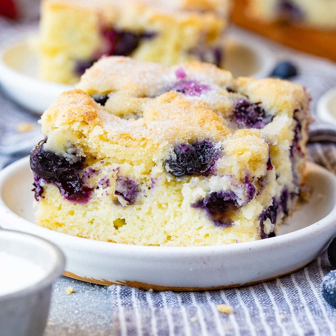 Buttermilk Blueberry Breakfast Cake