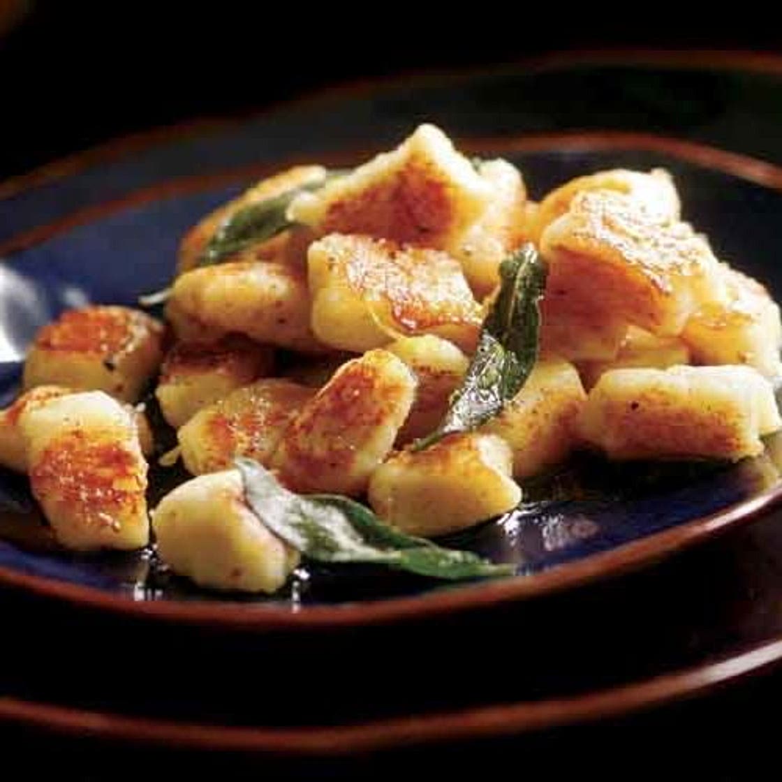 Swiss chard gnocchi with brown butter an d parmesan