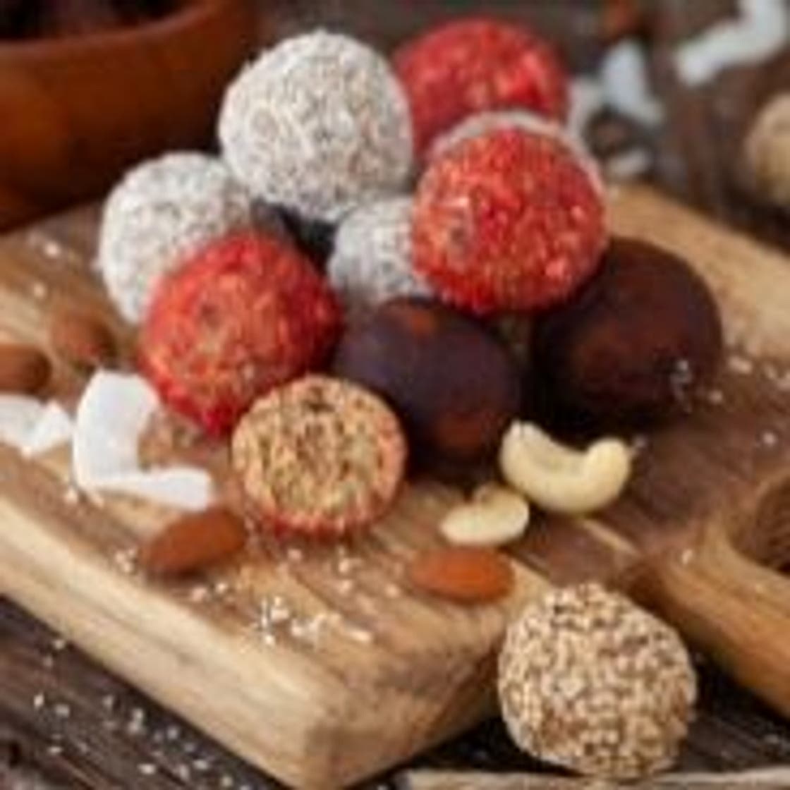 Apricot, Green Tea and Coconut Energy Balls