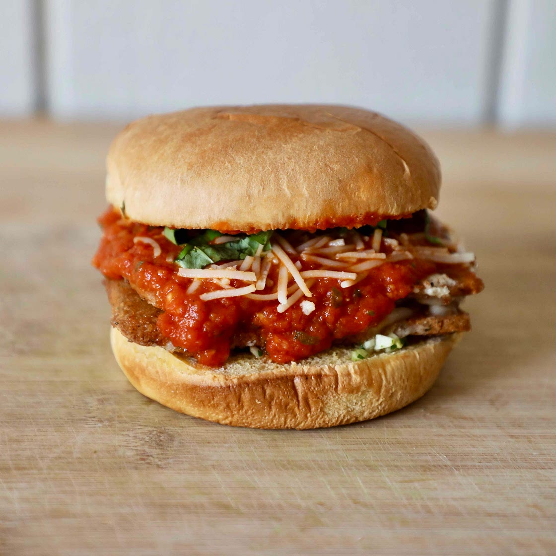Tofu Parmesan Sandwich