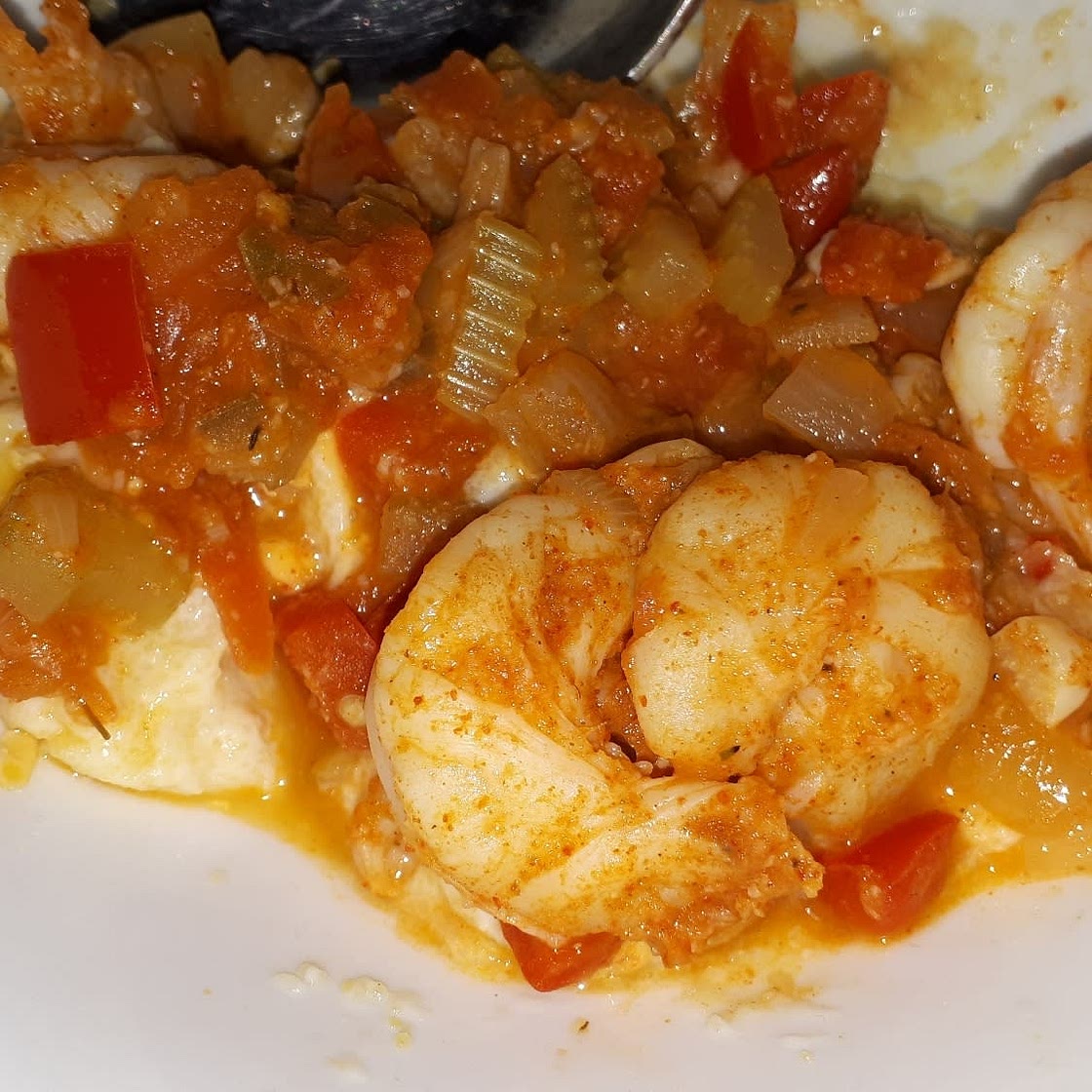 Cajun Shrimp and grits