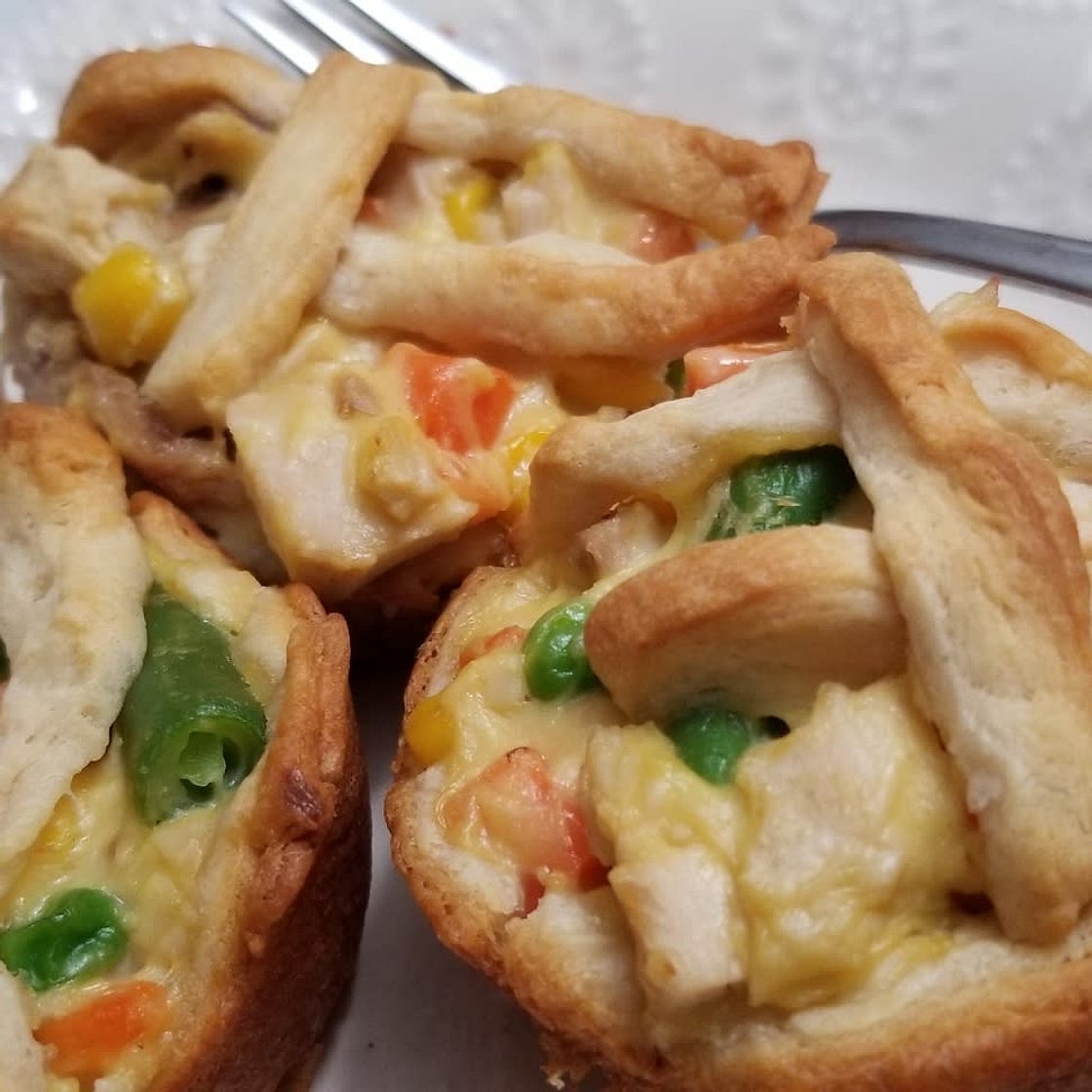 4 Ingredient Mini Chicken Pot Pies Recipe