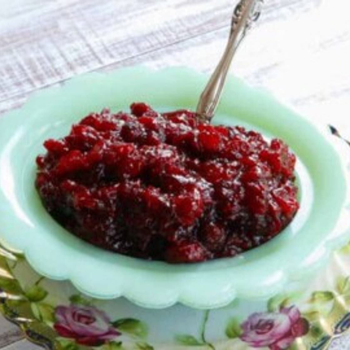 Boozy Orange Blossom Cranberry Sauce