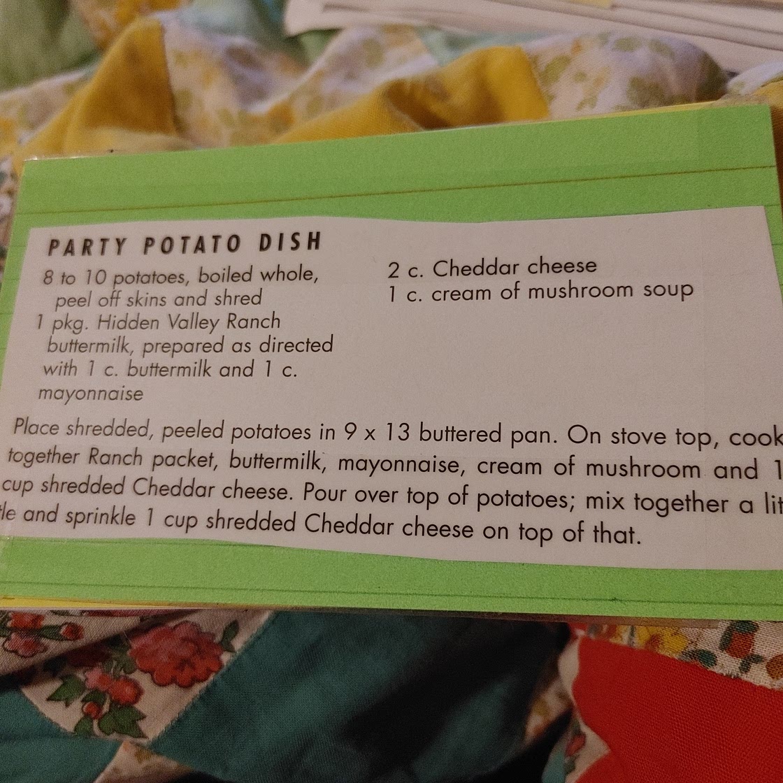 Party potato