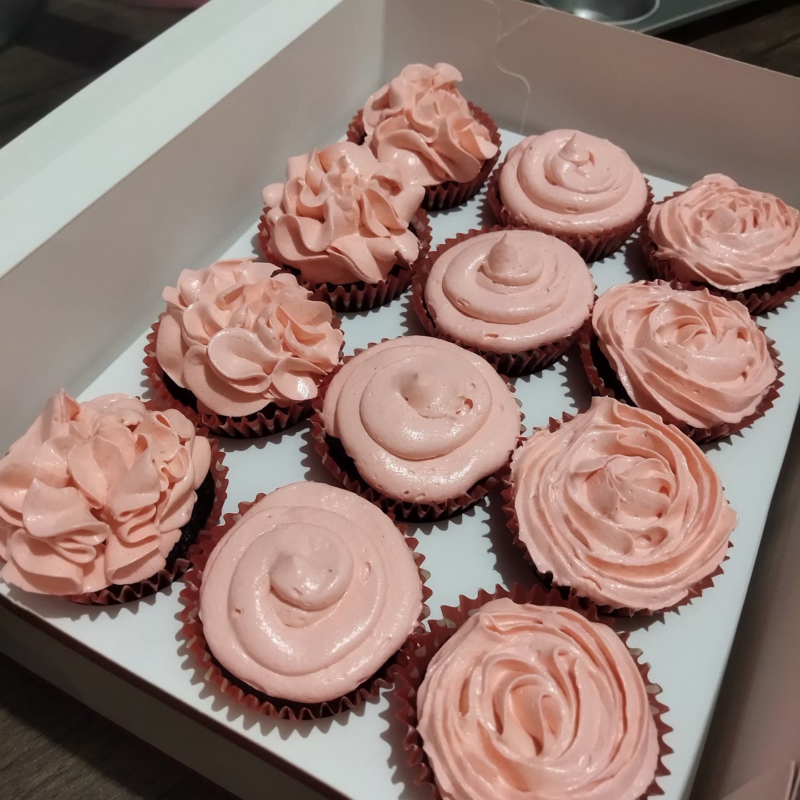 Choco Cupcakes with Italian Buttercream Frosting