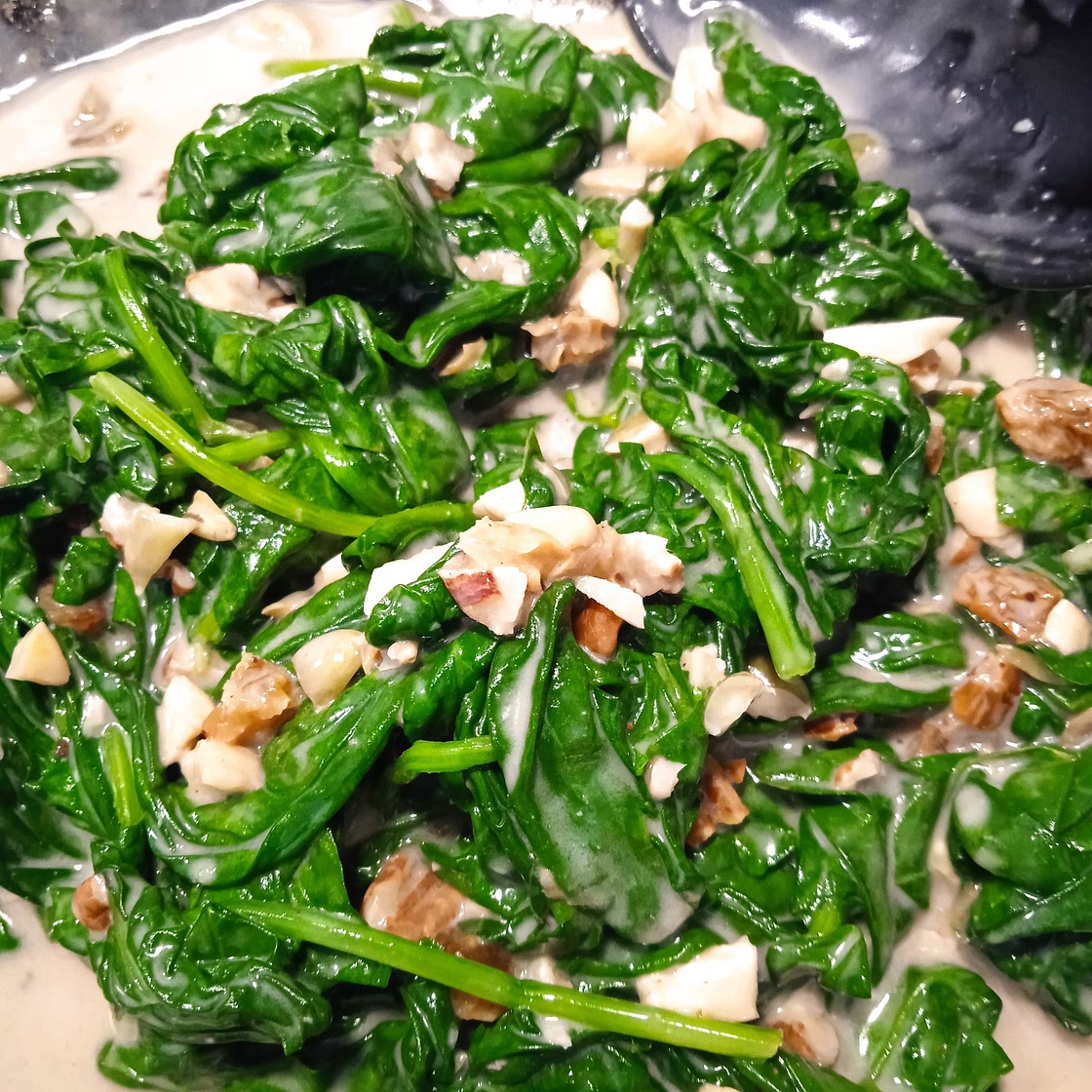 Vegan Spinach cream