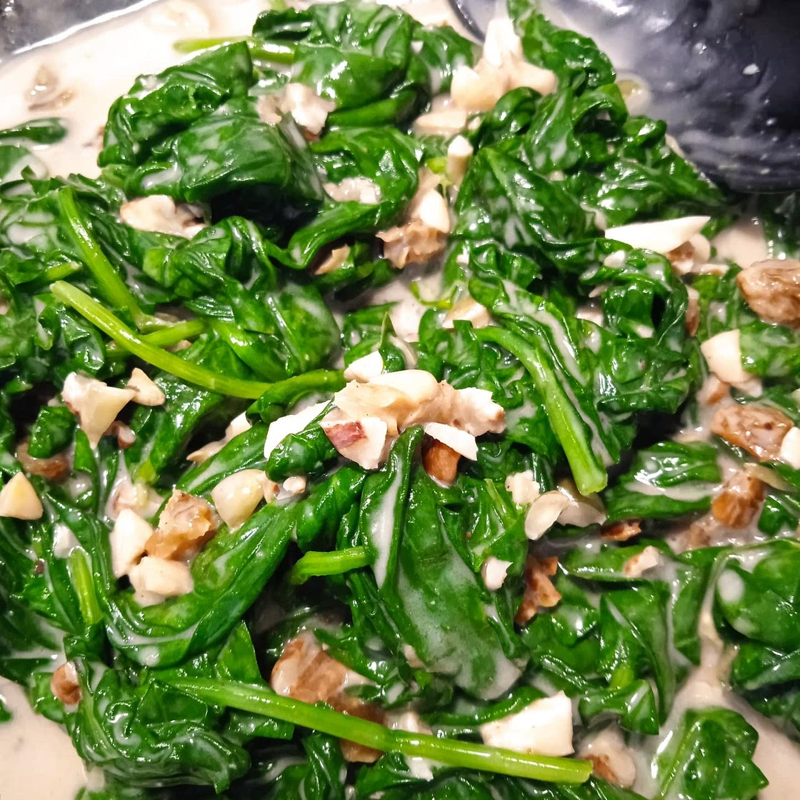 Vegan Spinach cream