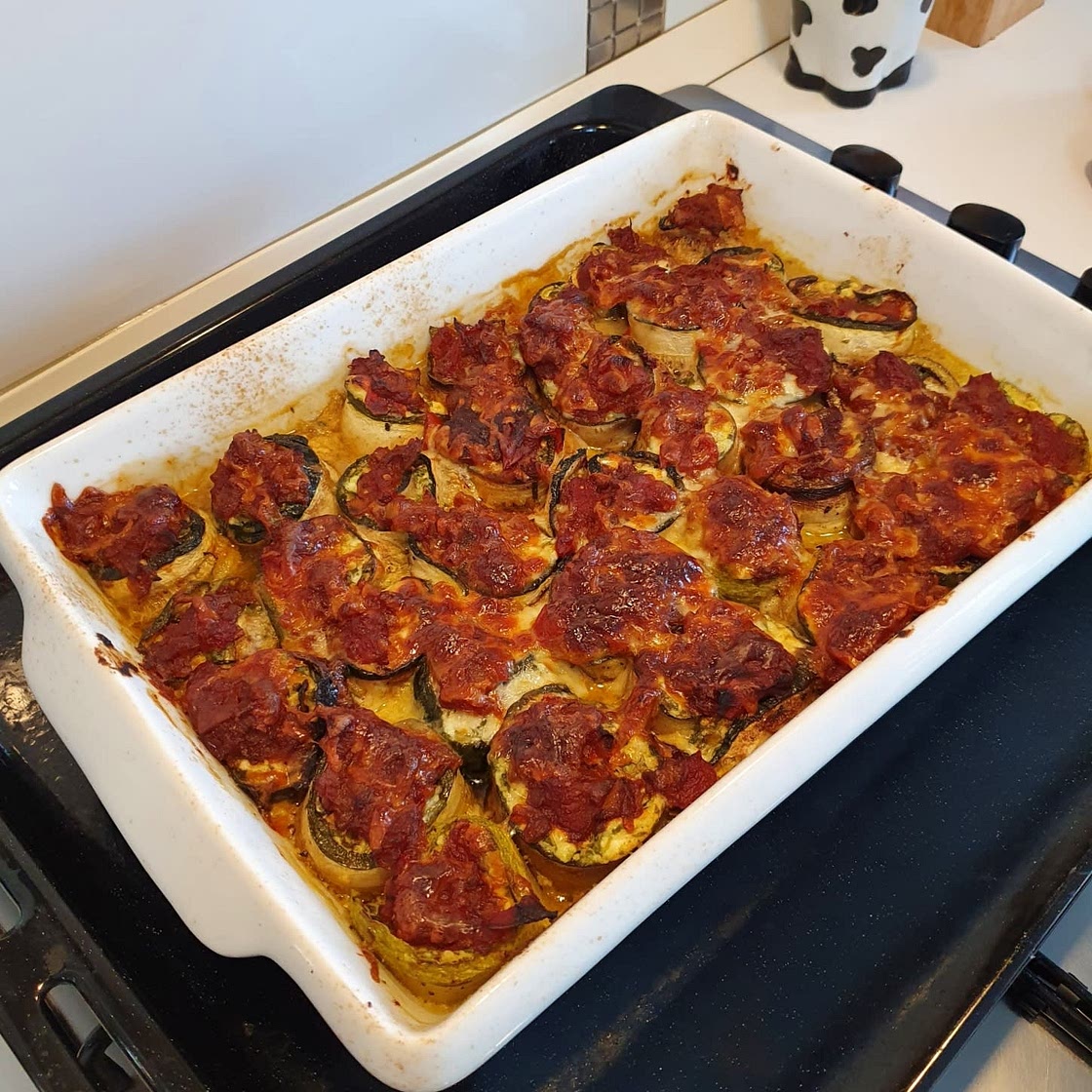 Vegetarian Zucchini Lasagna Spirals