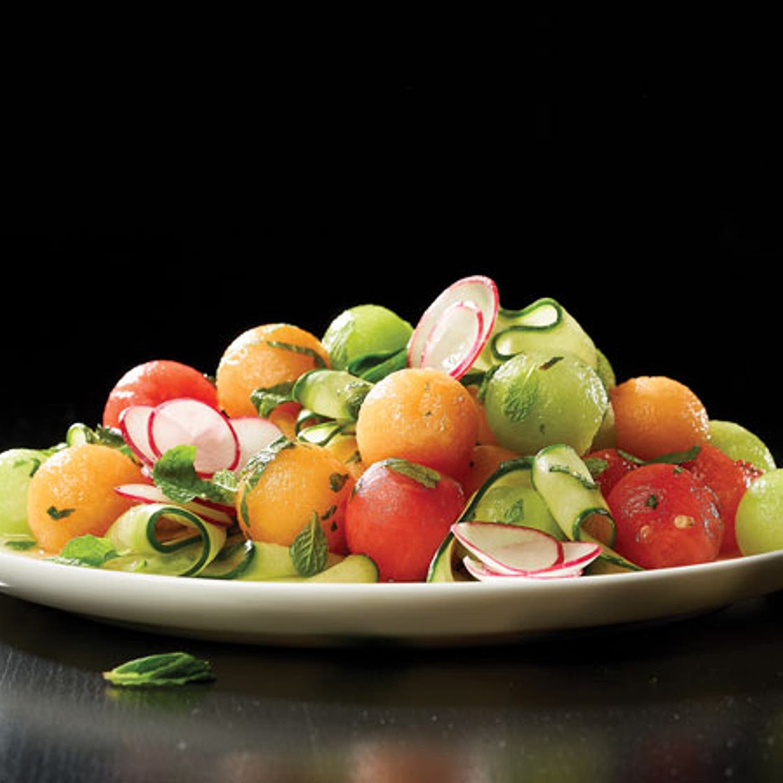 Melon, Radish and Cucumber Salad