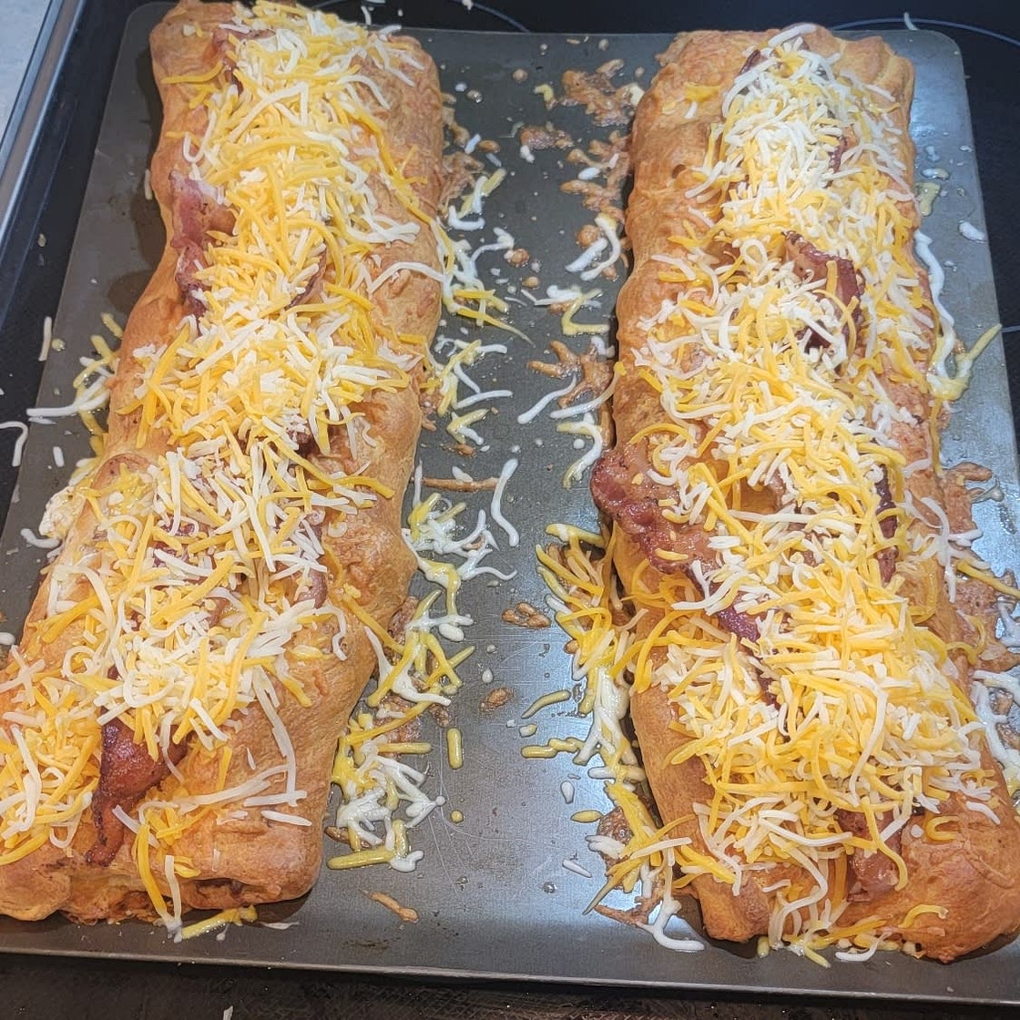 Chicken and Bacon-Stuffed Crescent Bread