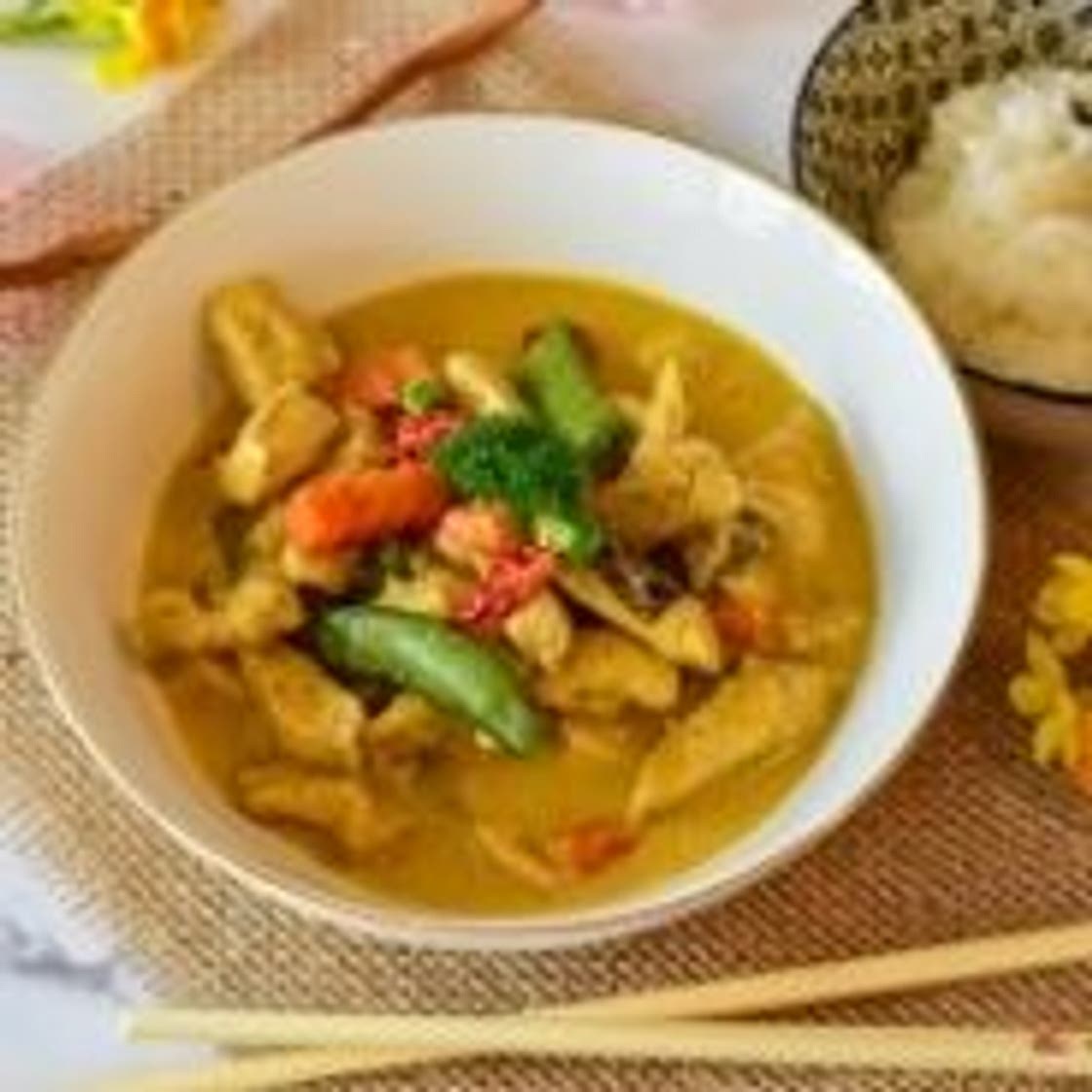 CURRY CHICKEN TART