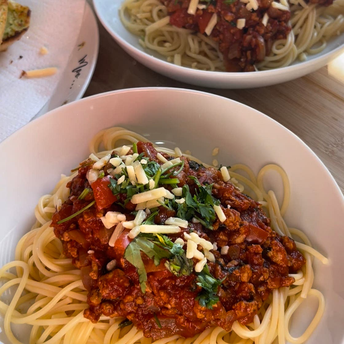 Moroccan Spaghetti Bolognaise
