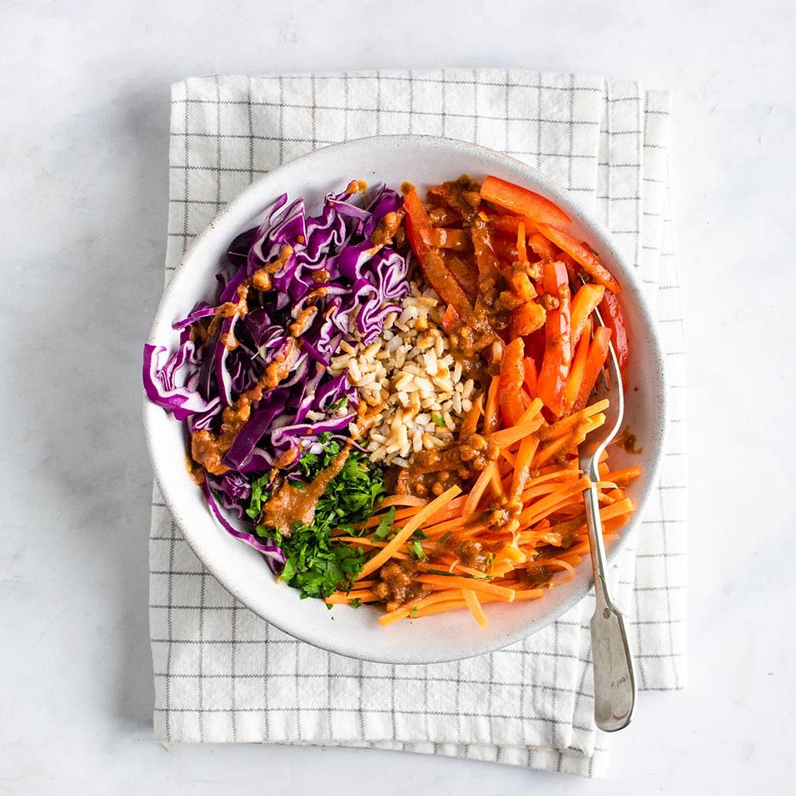 Simple Satay Buddha Bowl