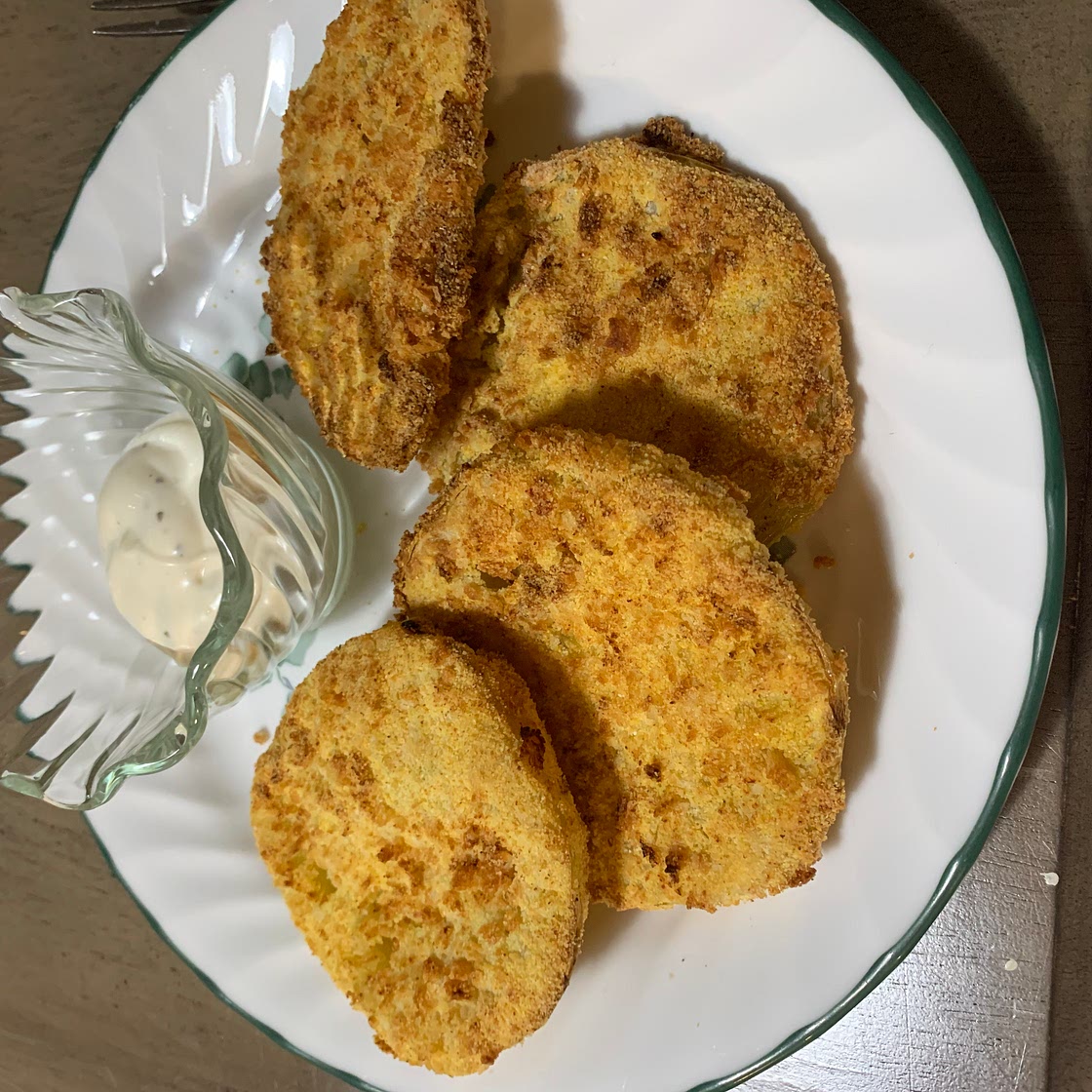 Air Fryer Fried Green Tomatoes