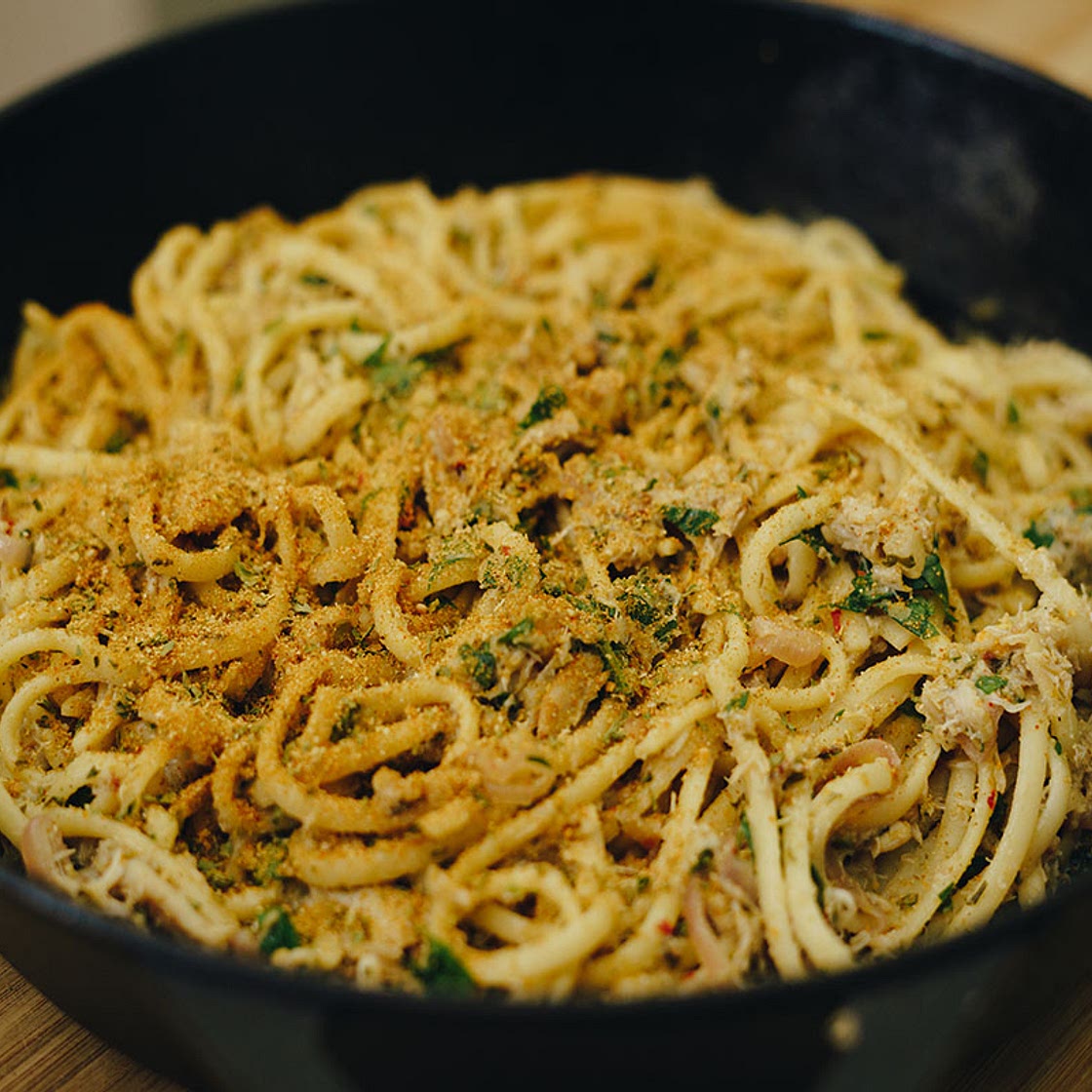 Lemon Crab Pasta