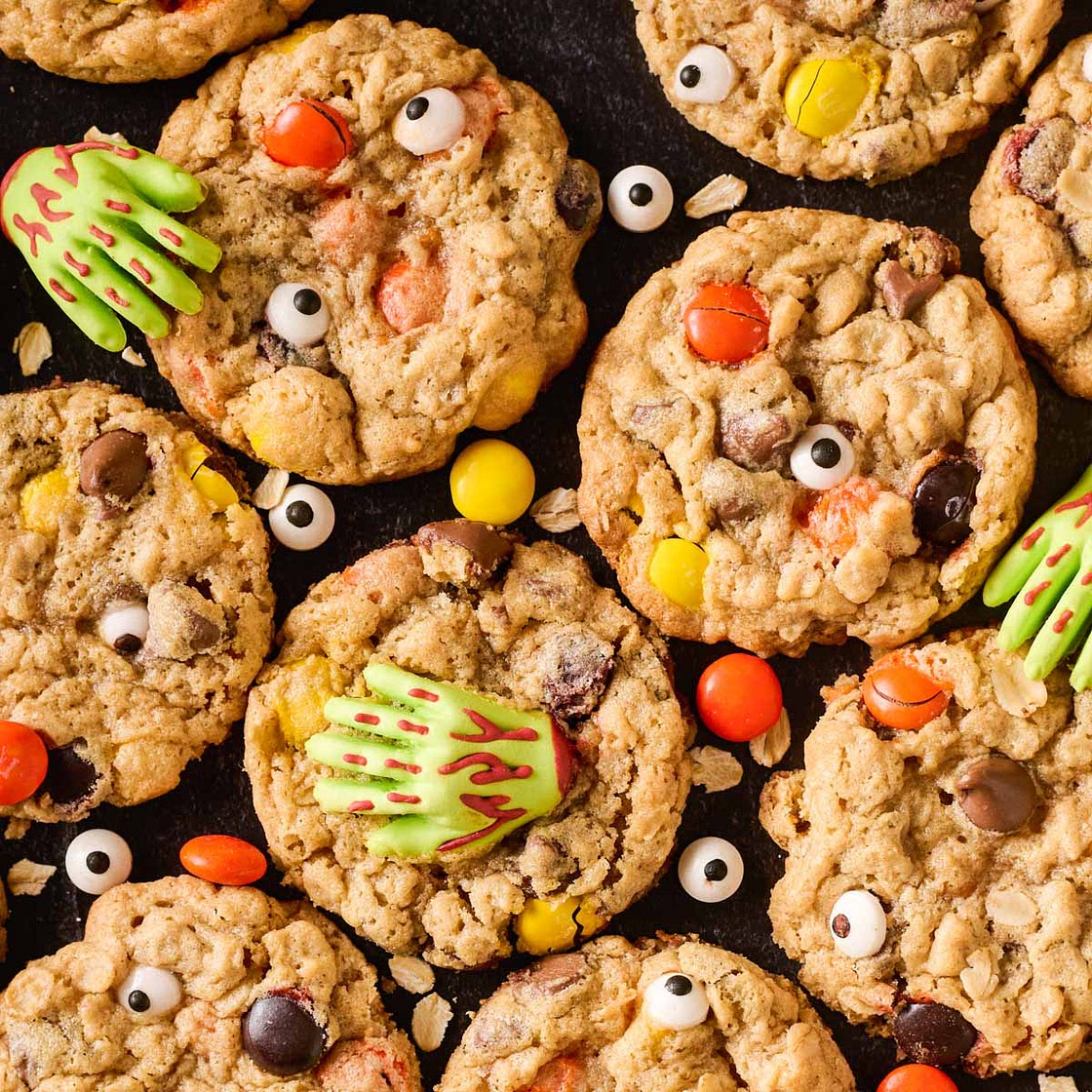 Halloween Monster Eye Cookies