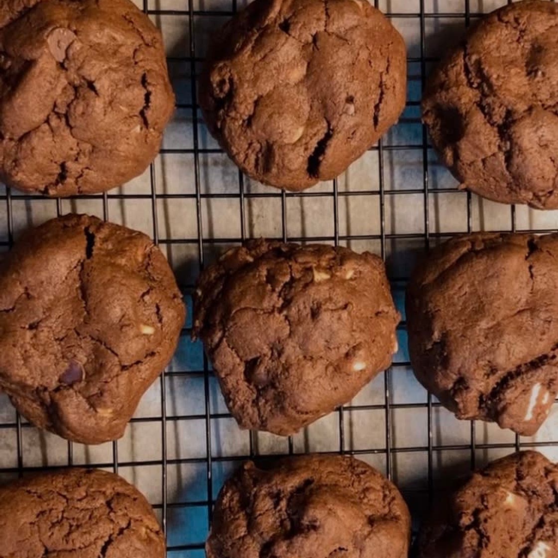 Triple chocolate cookie nyc styles 