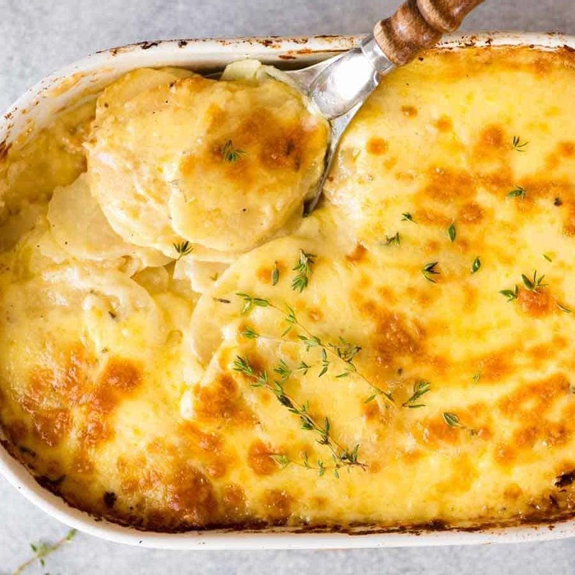 Julia Child’s Scalloped Potatoes Baked in Cream | Santa Fe Farmers' Market Institute