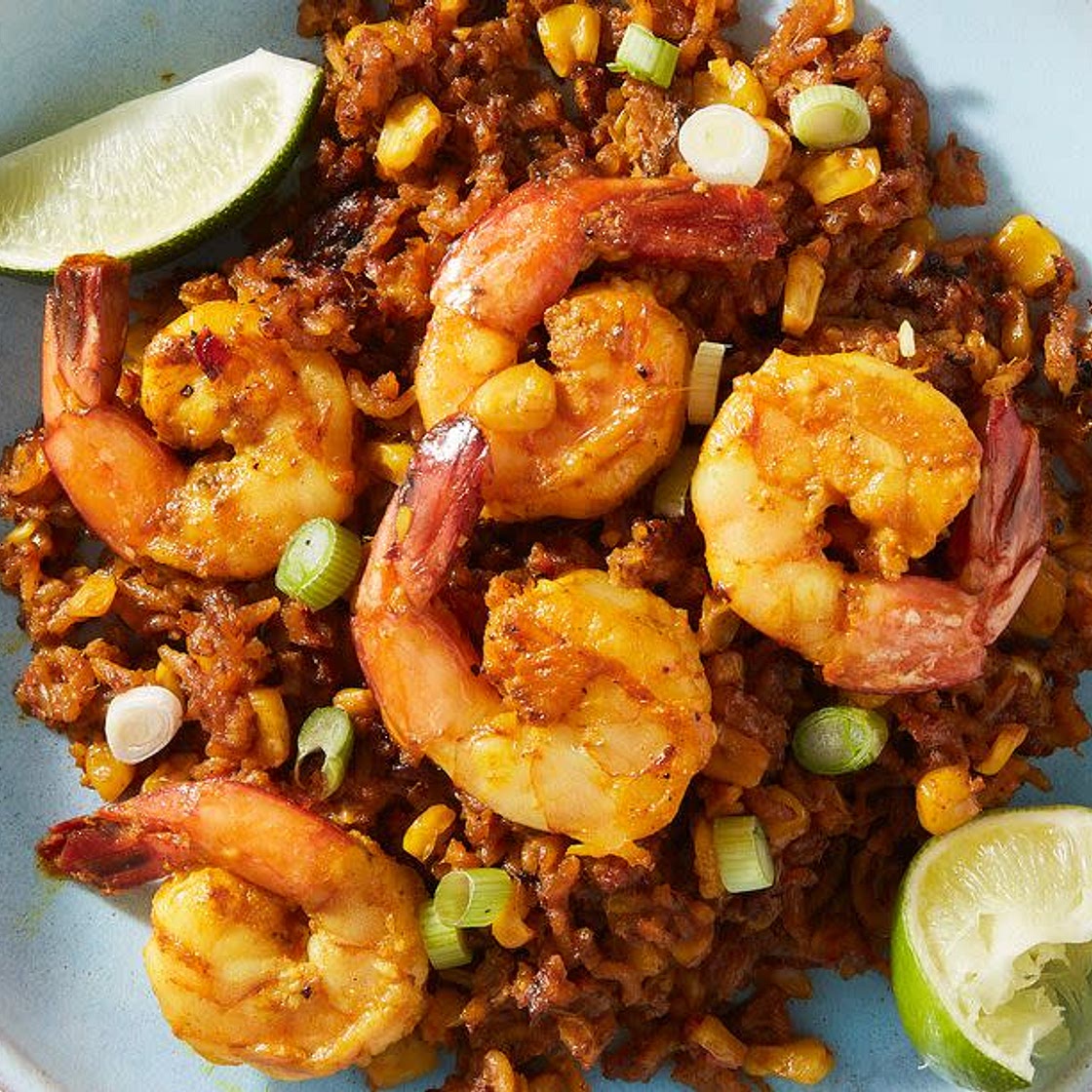 Summer Shrimp & Rice