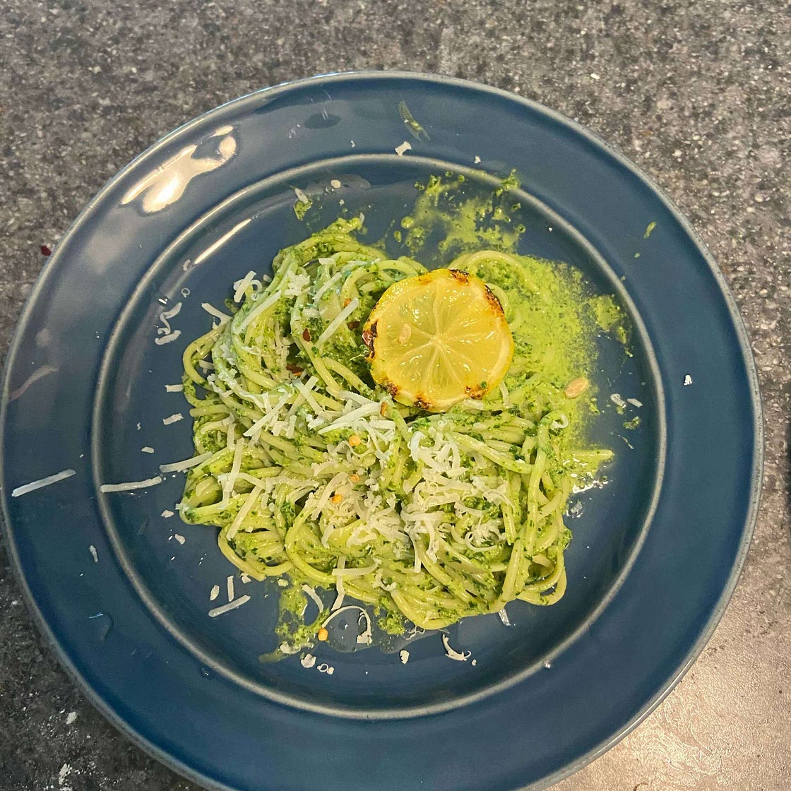 Kale Tahini Pasta