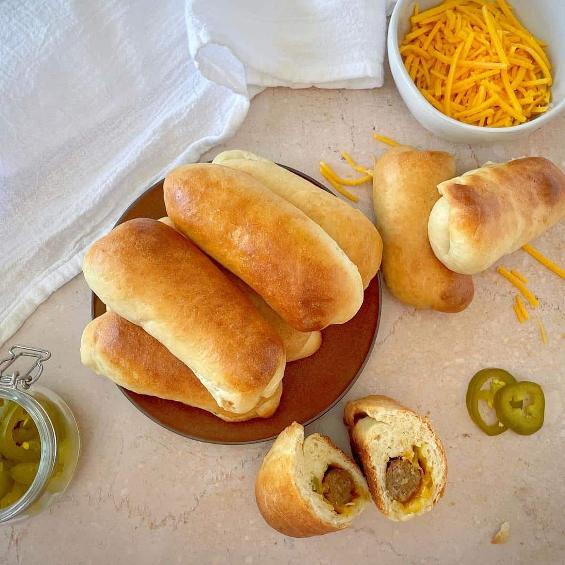 Vegan Kolaches (Texas Klobasnek)