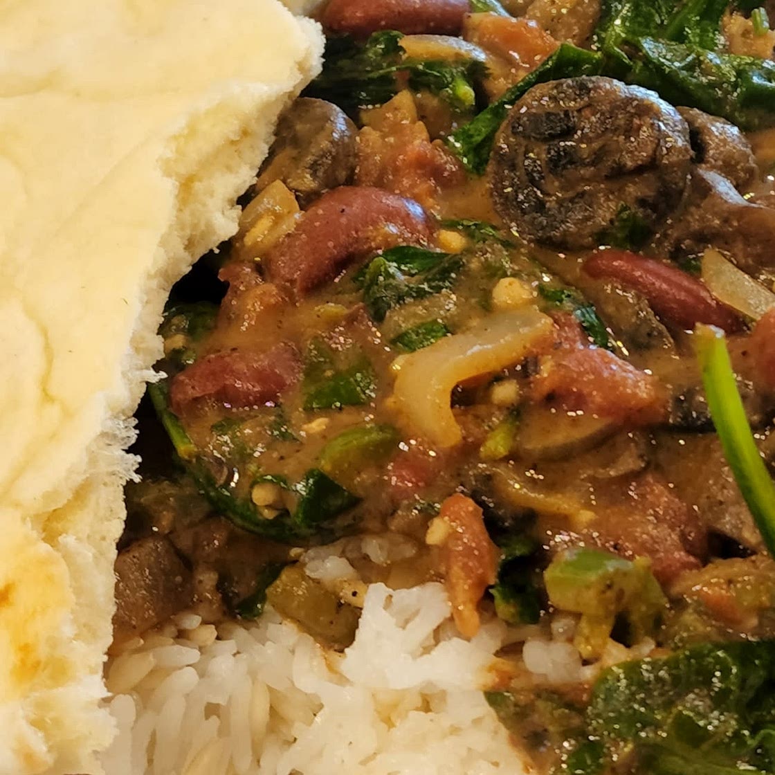 Mushroom & Kidney Bean Coconut Curry