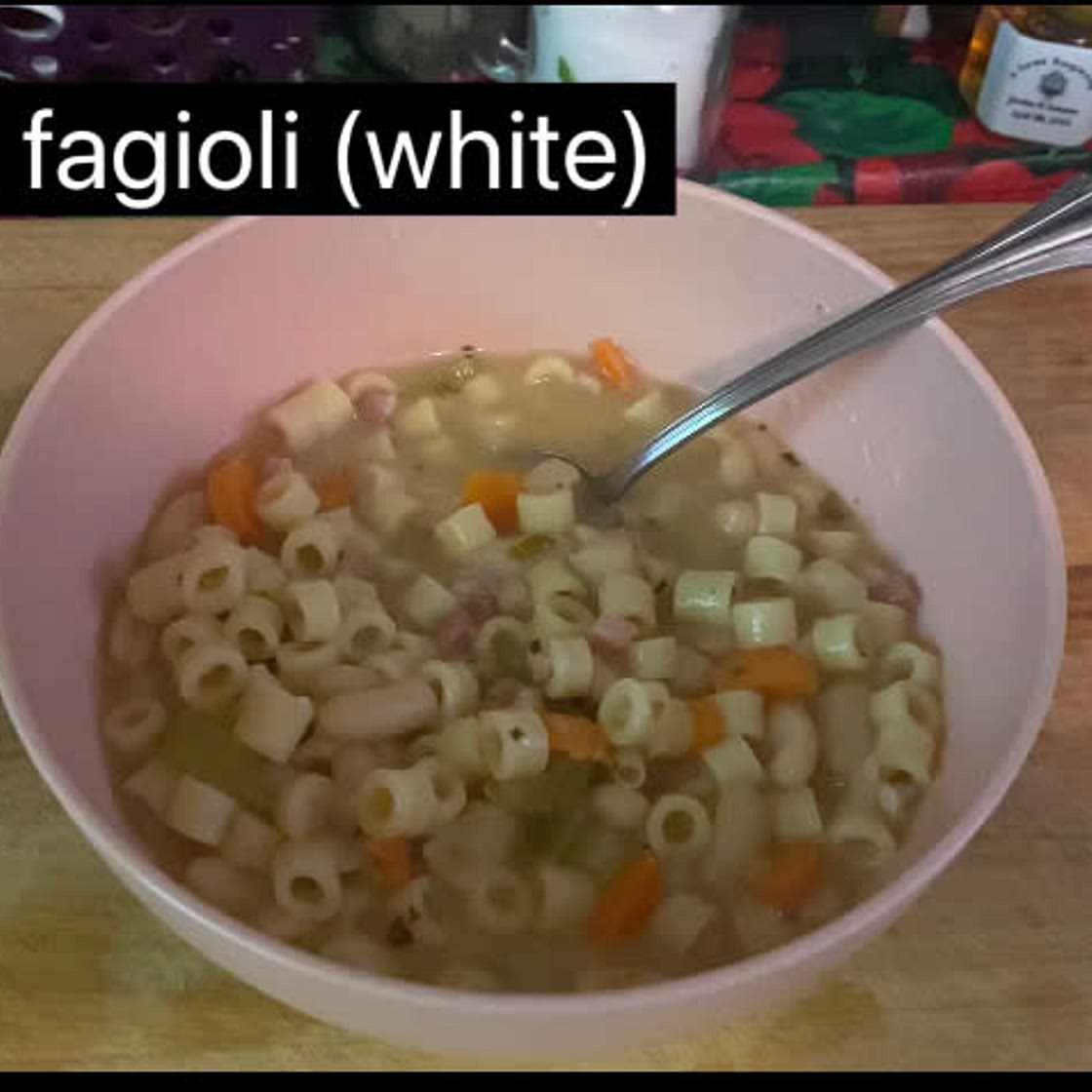 Pasta fagioli (white)