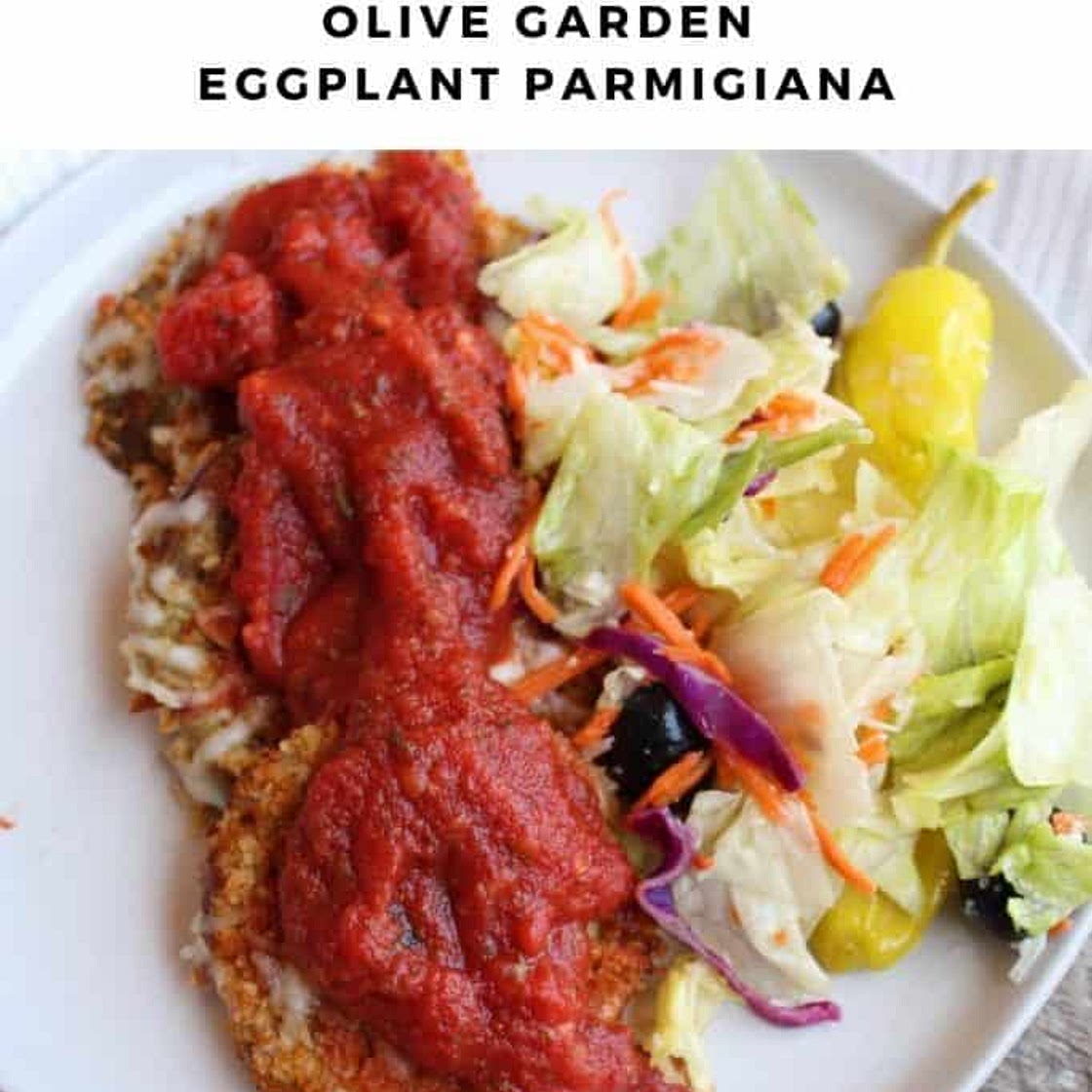 Copy Cat Olive Garden Eggplant Parmigiana