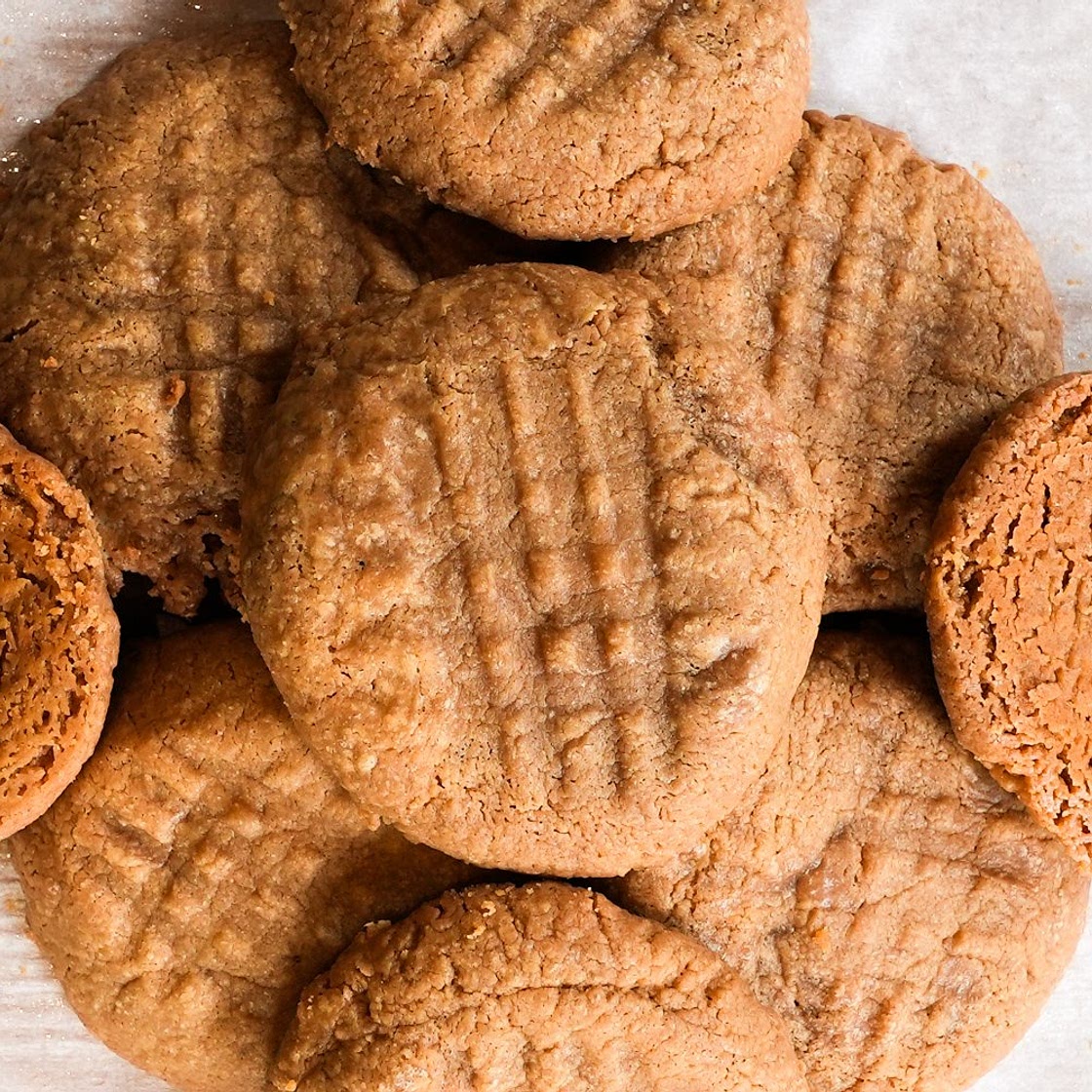 2 Ingredient Peanut Butter Cookies — Low Carb Love™