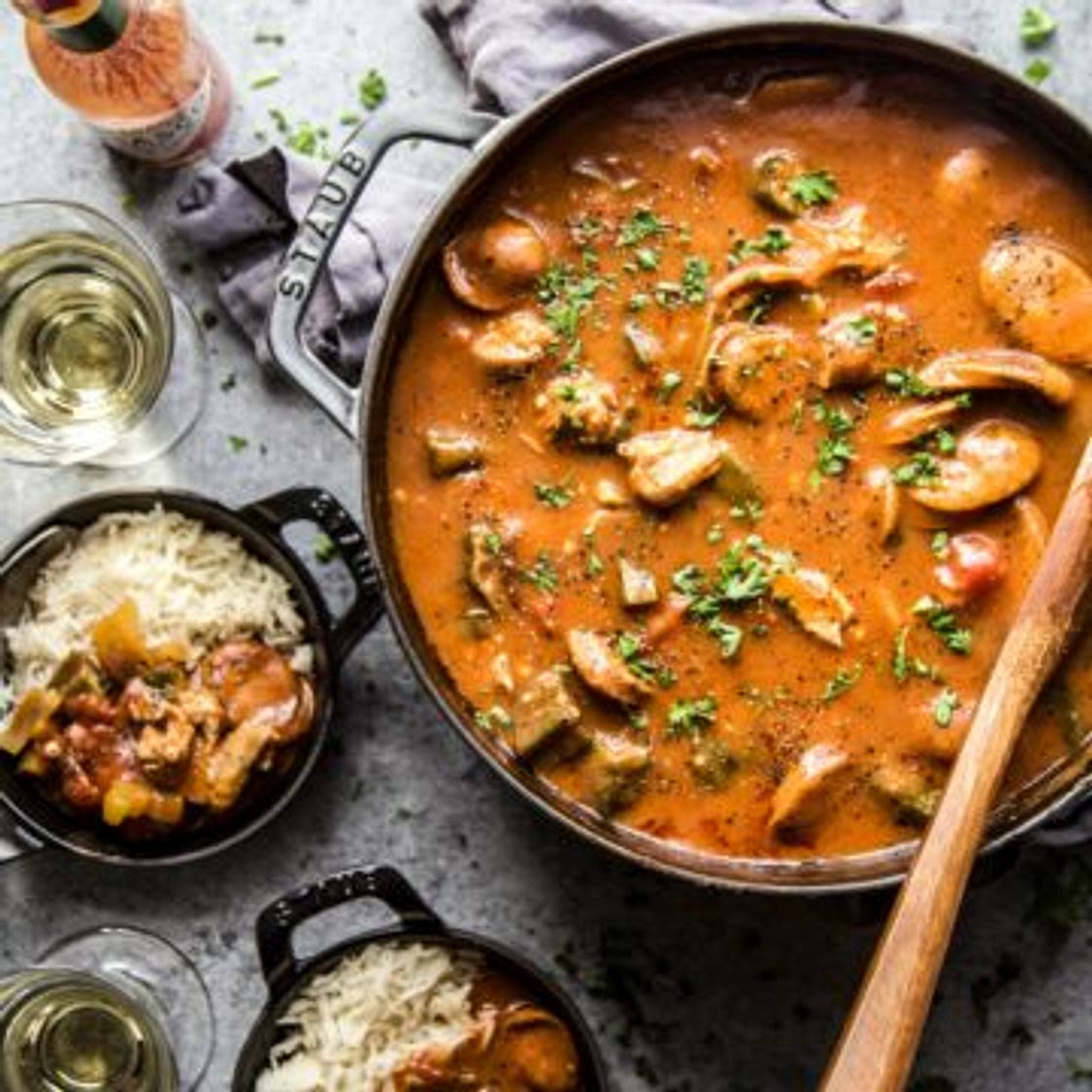 Chicken and Chorizo Gumbo
