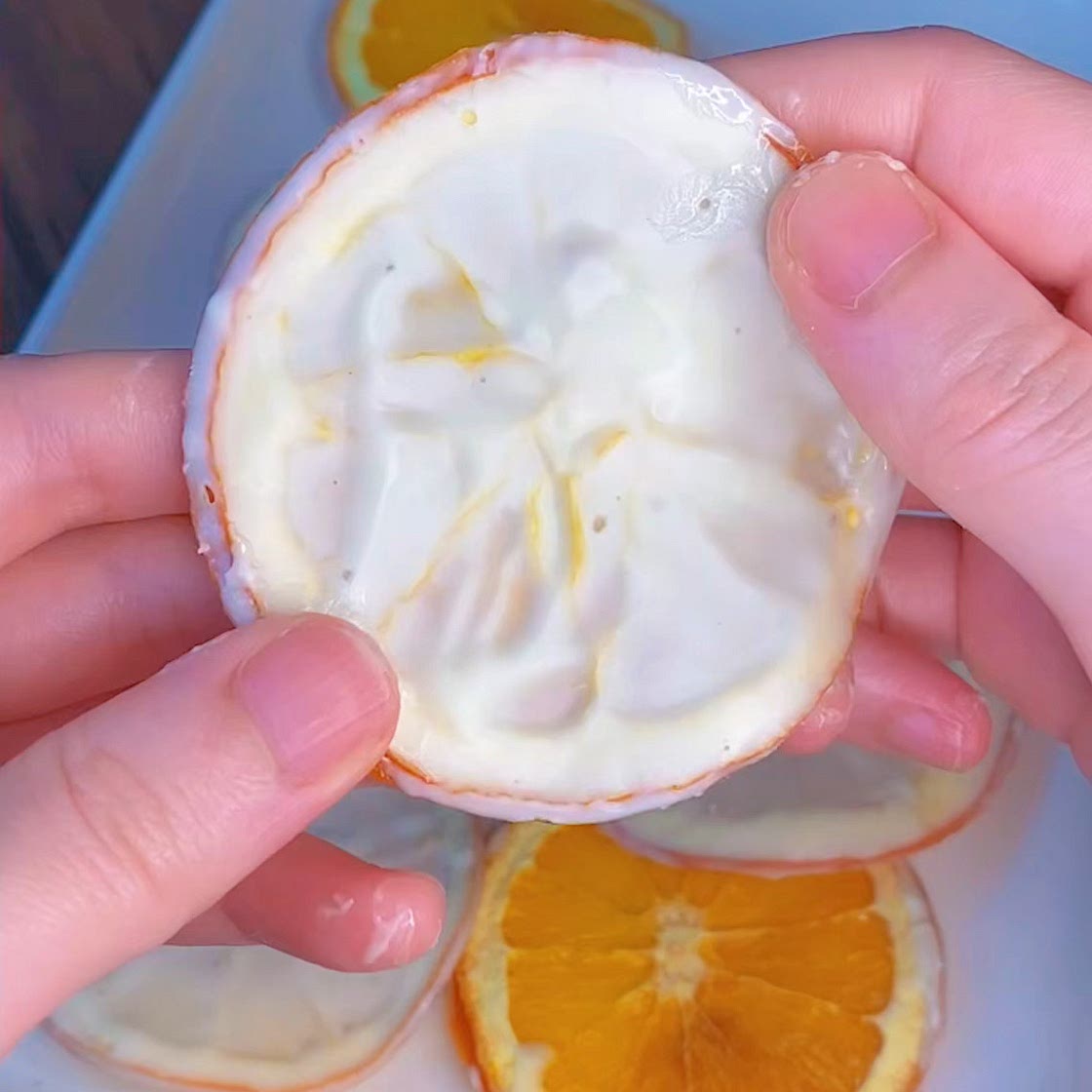 Orange Chocolate Chips (2 ingredients only)