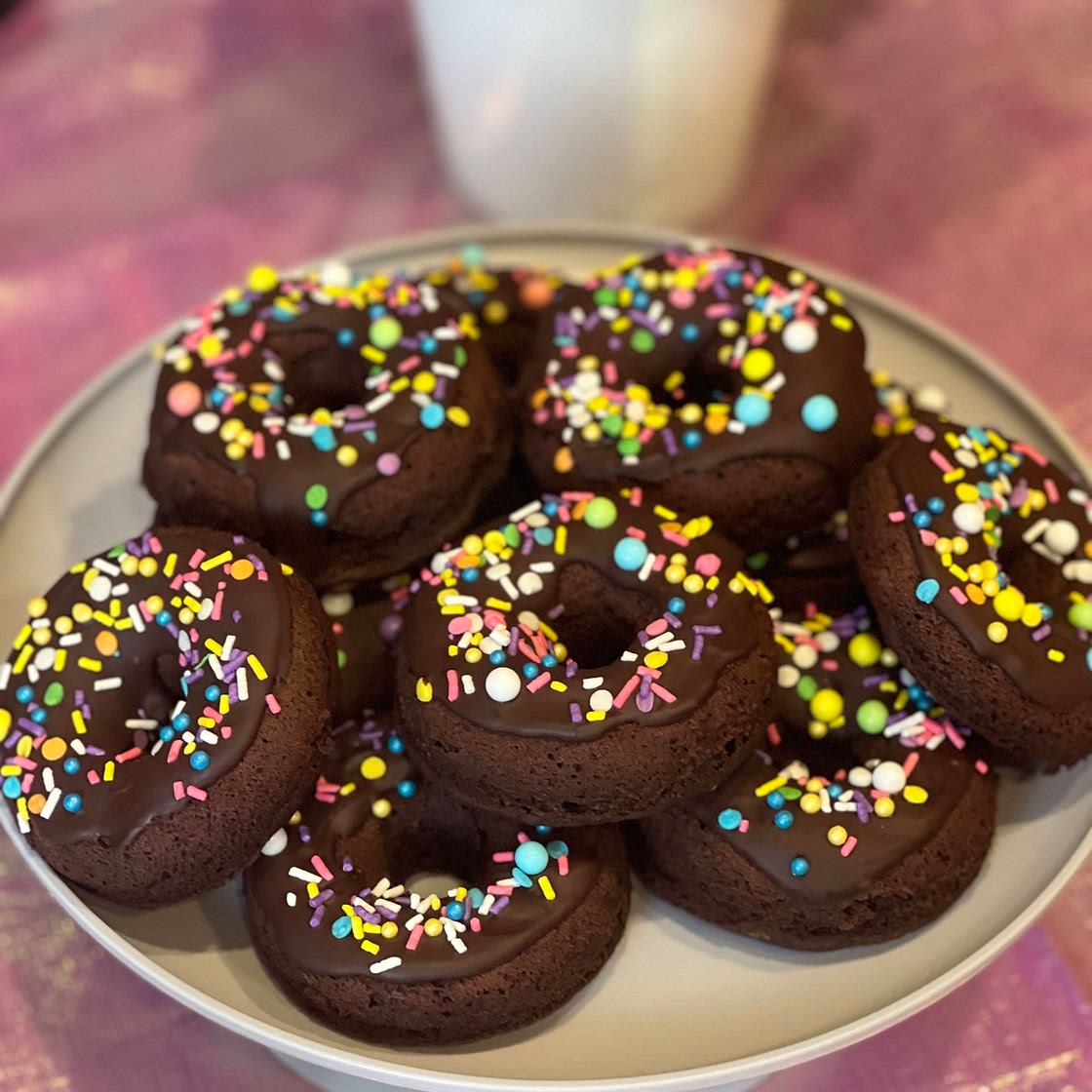 Allergy Friendly Chocolate Cake Donuts