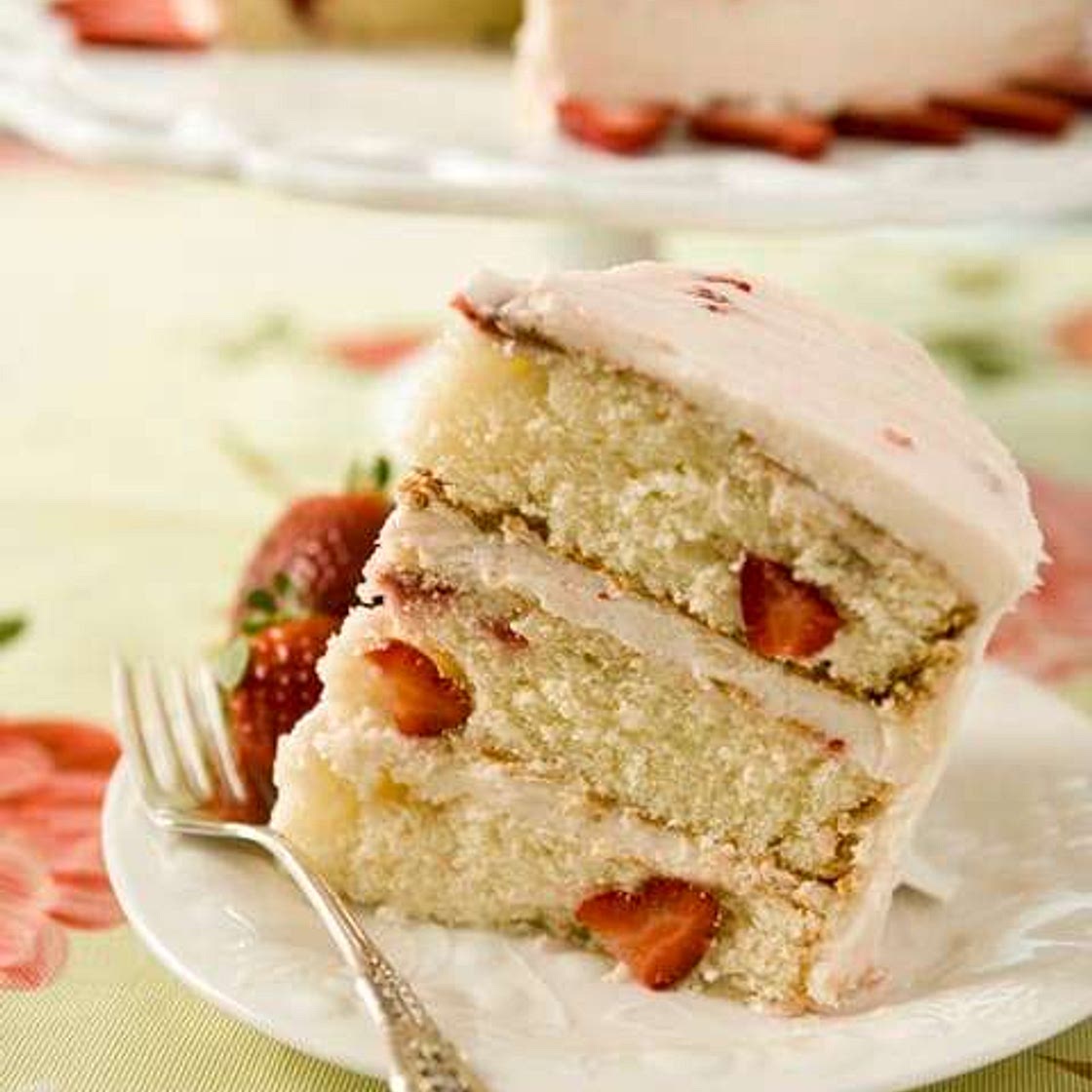 Johnnie Gabriel's Strawberry Cake