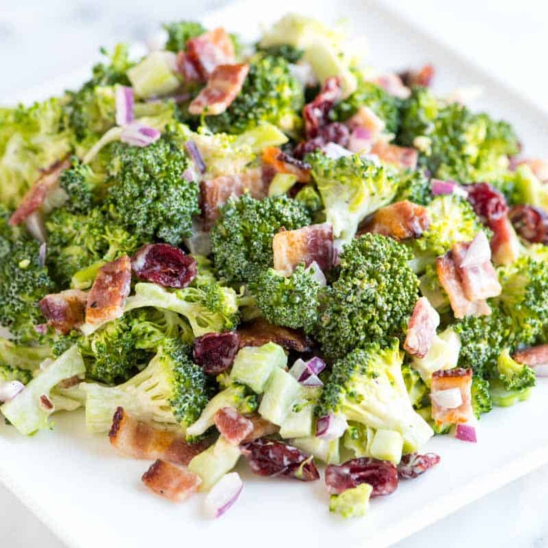 CREAMY BROCCOLI-BACON SALAD