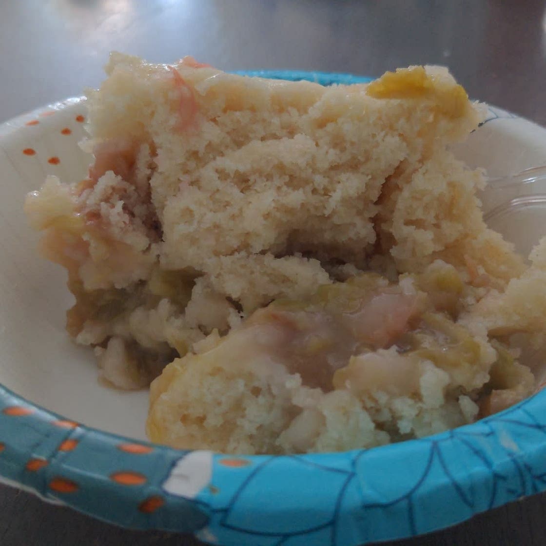 Old Fashioned Rhubarb Pudding Cake