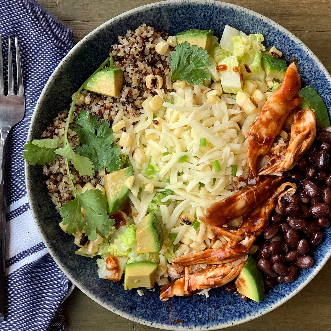Barbecue Chicken Quinoa Salad - Home Made