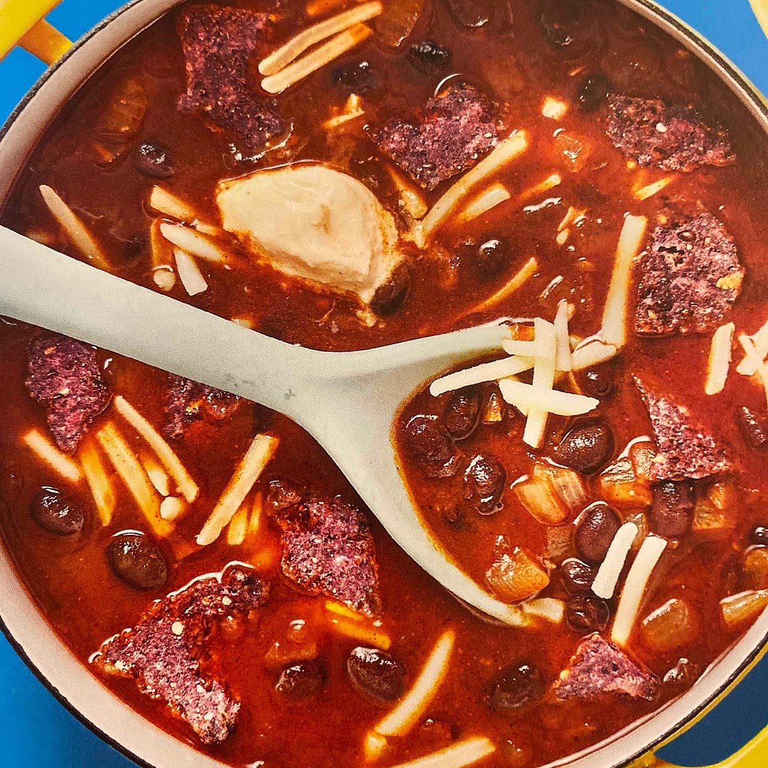One pot mexi black bean soup