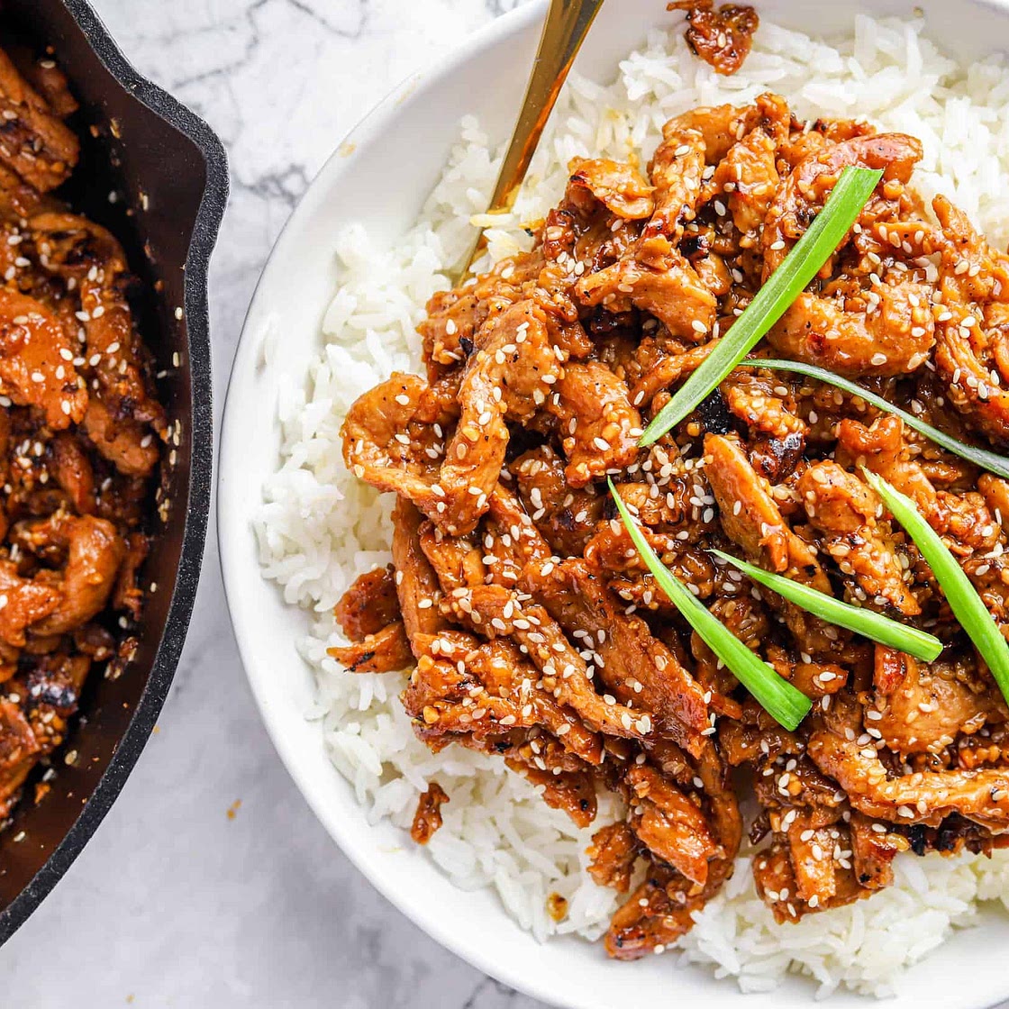 Vegan Sesame Chicken (soy curls recipe)