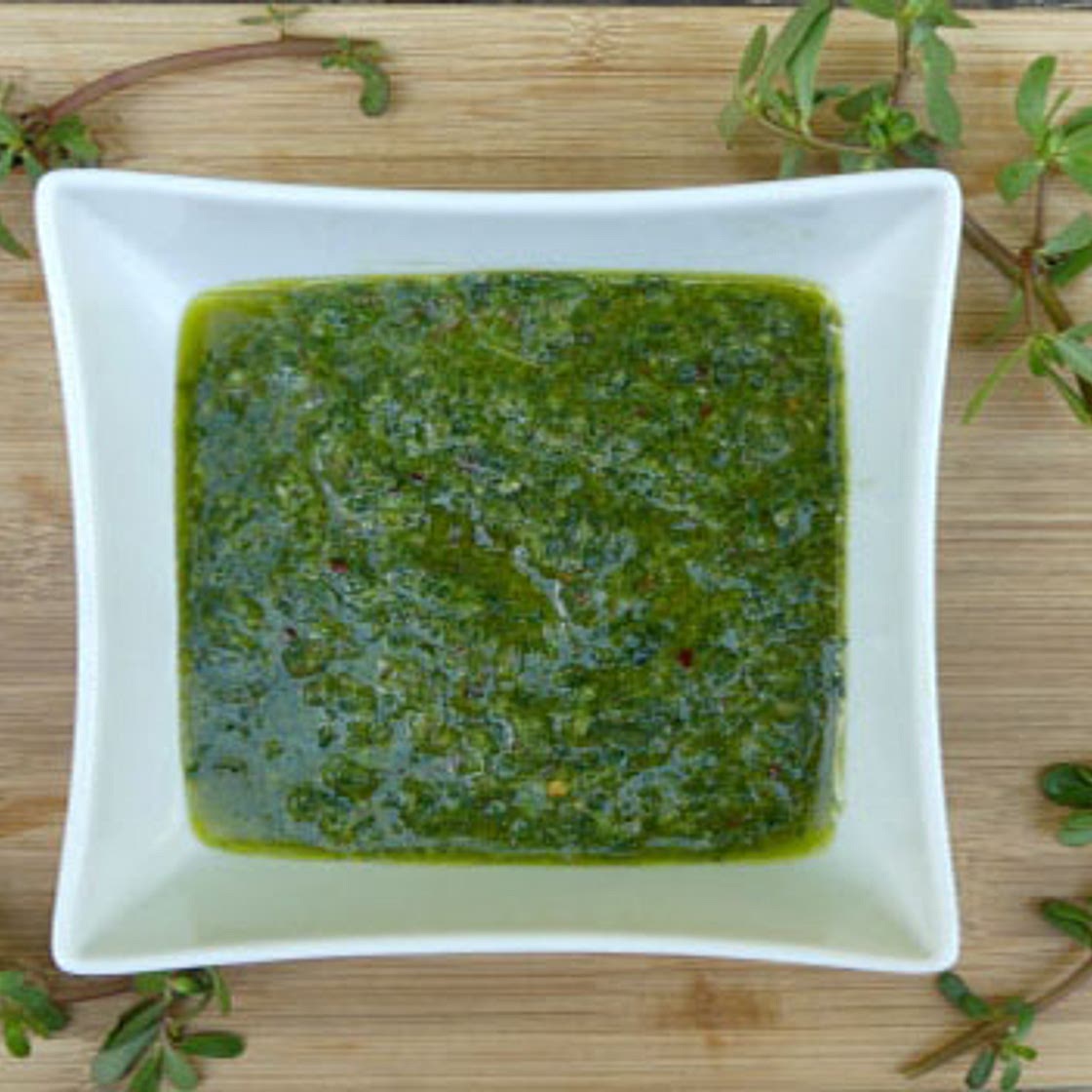 Purslane Pistou