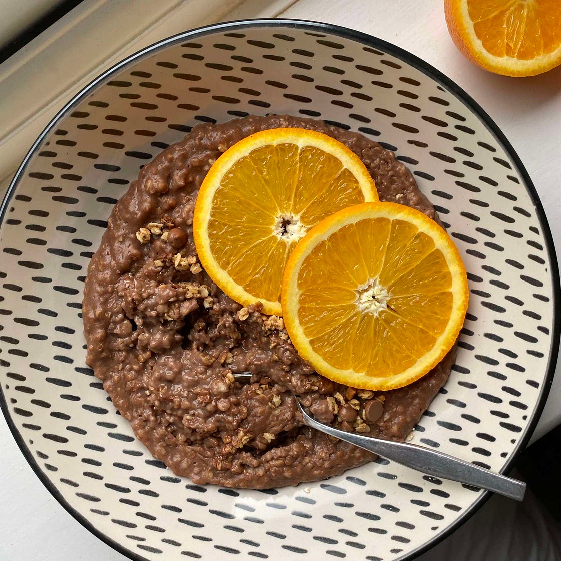chocolate orange oatmeal