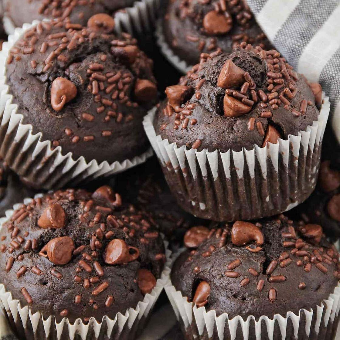 Double Chocolate Chips Muffins