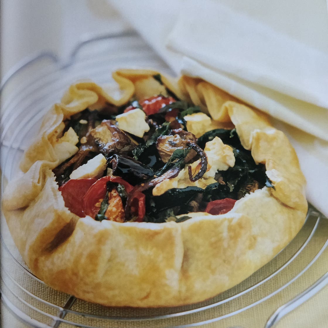 Tartelette de légumes à la grecque