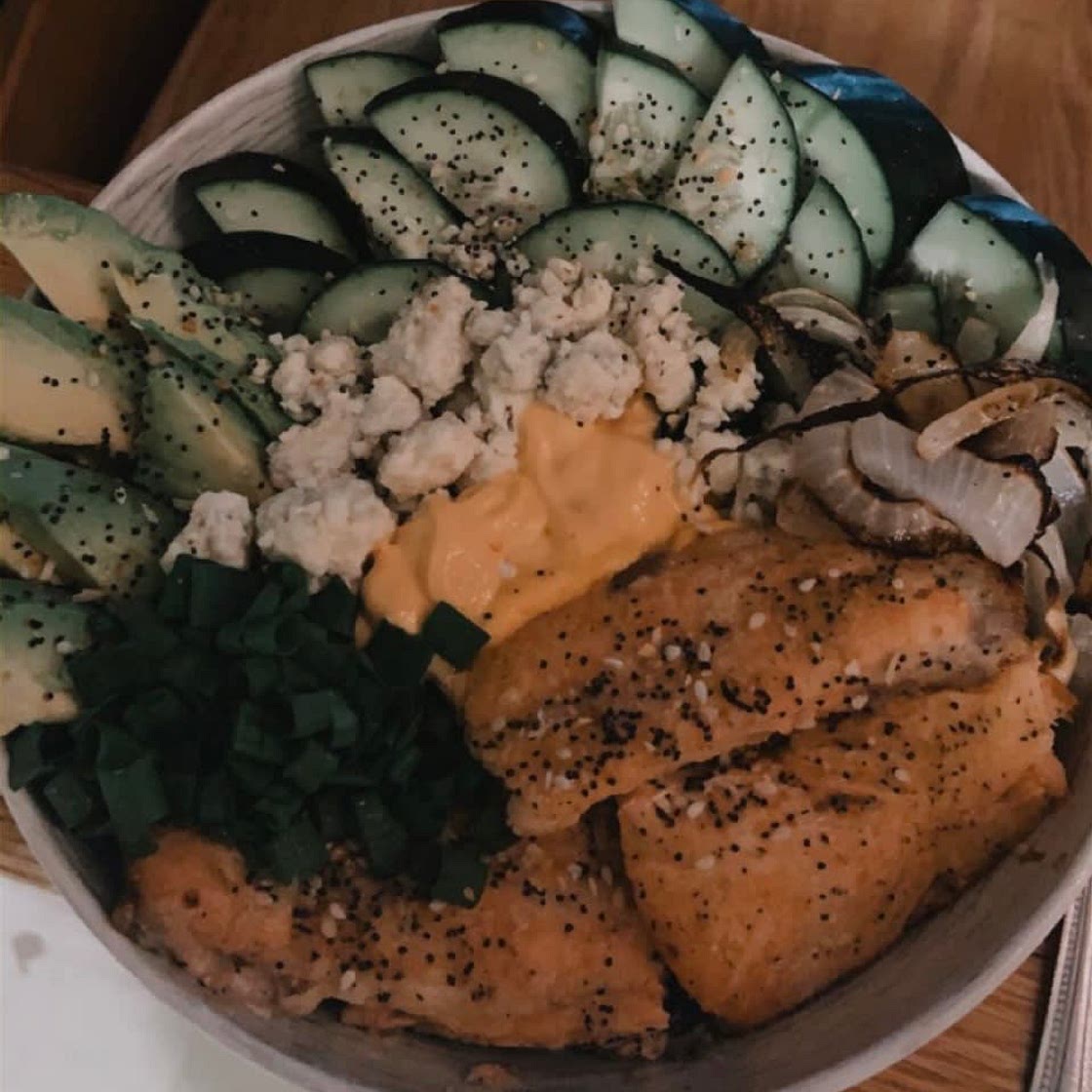 Salmon Leftover Salad