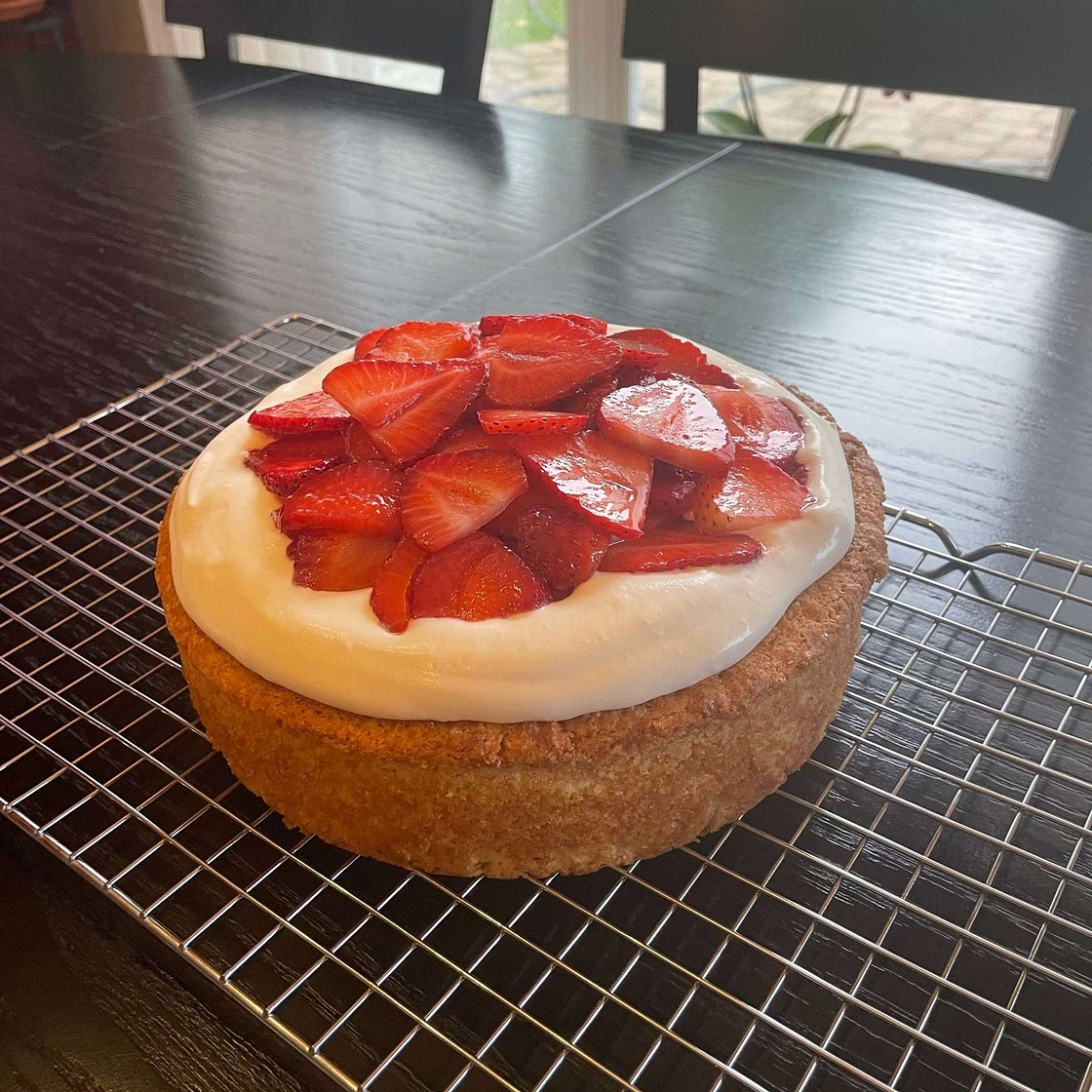Strawberry Shortcake Cake