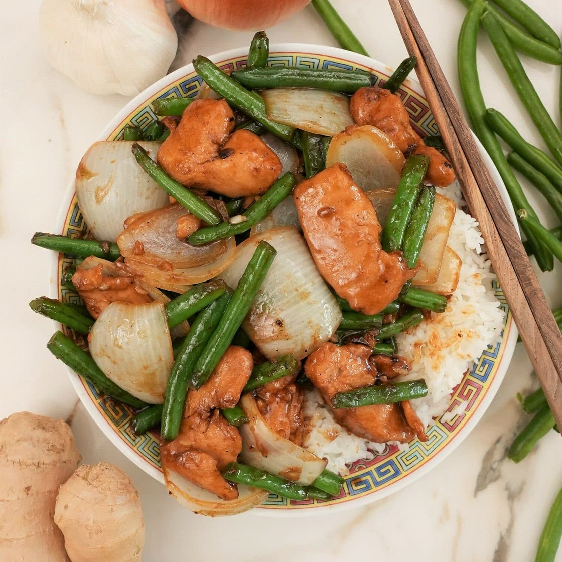 String Bean Chicken