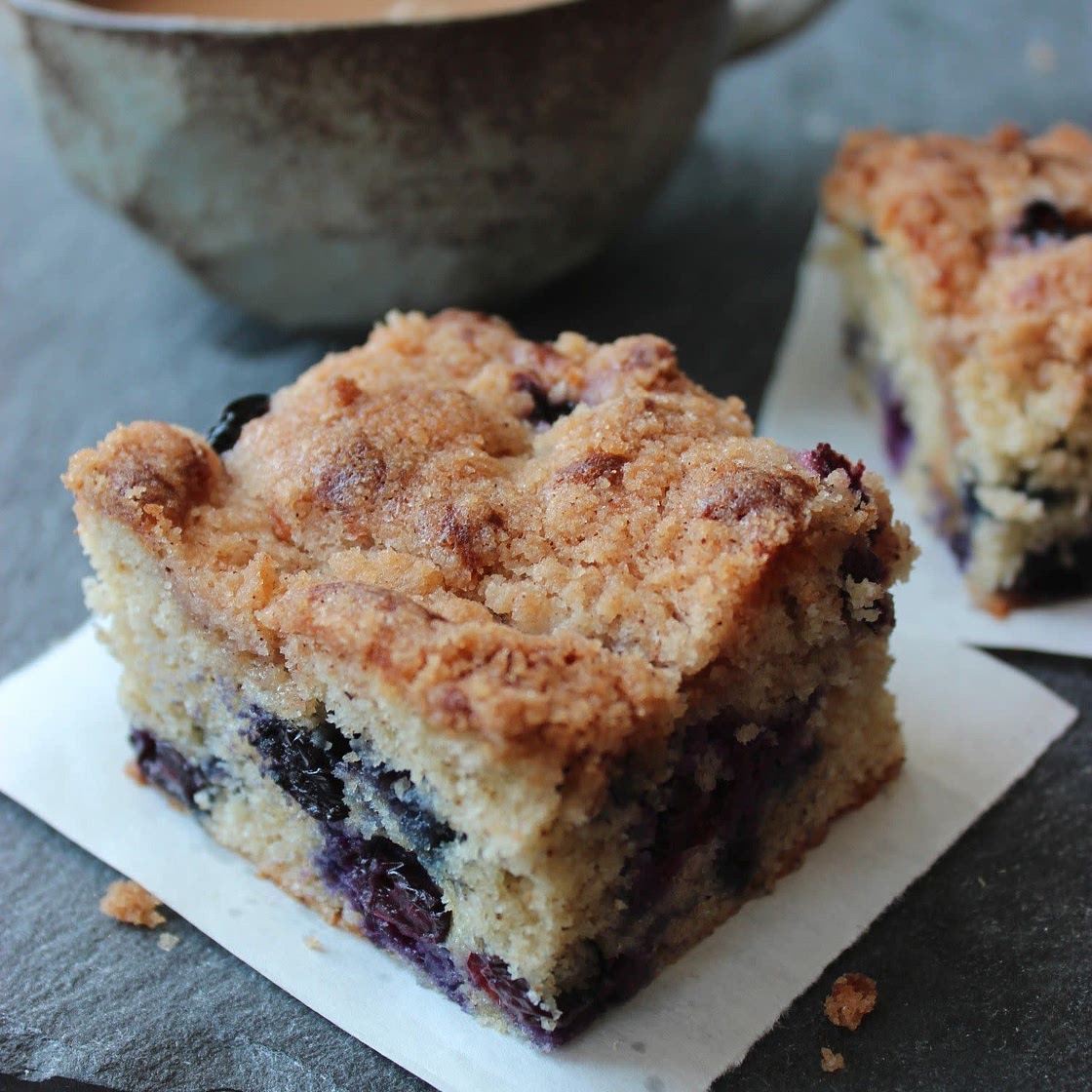 Blueberry Sally Lunn Coffee Cake
