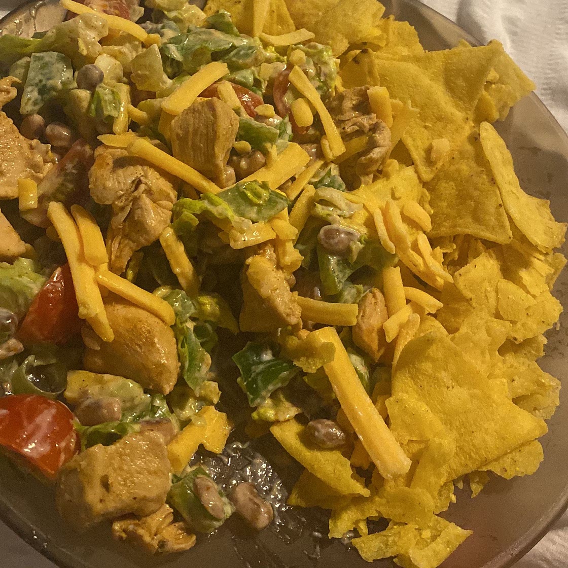 Healthy Chicken Taco Salad