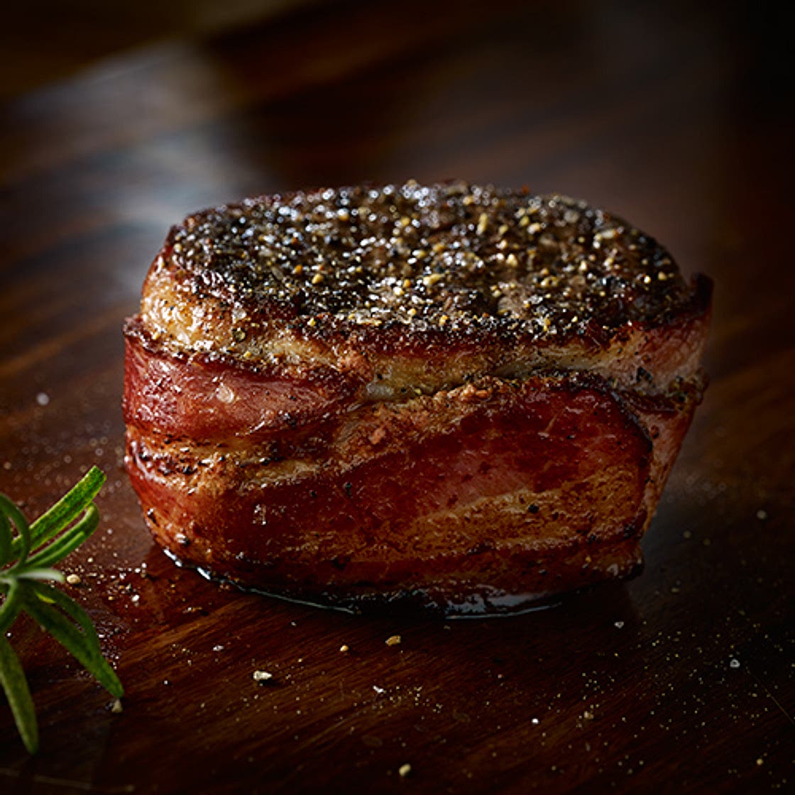 Grilled Bacon-Wrapped Filet Mignon